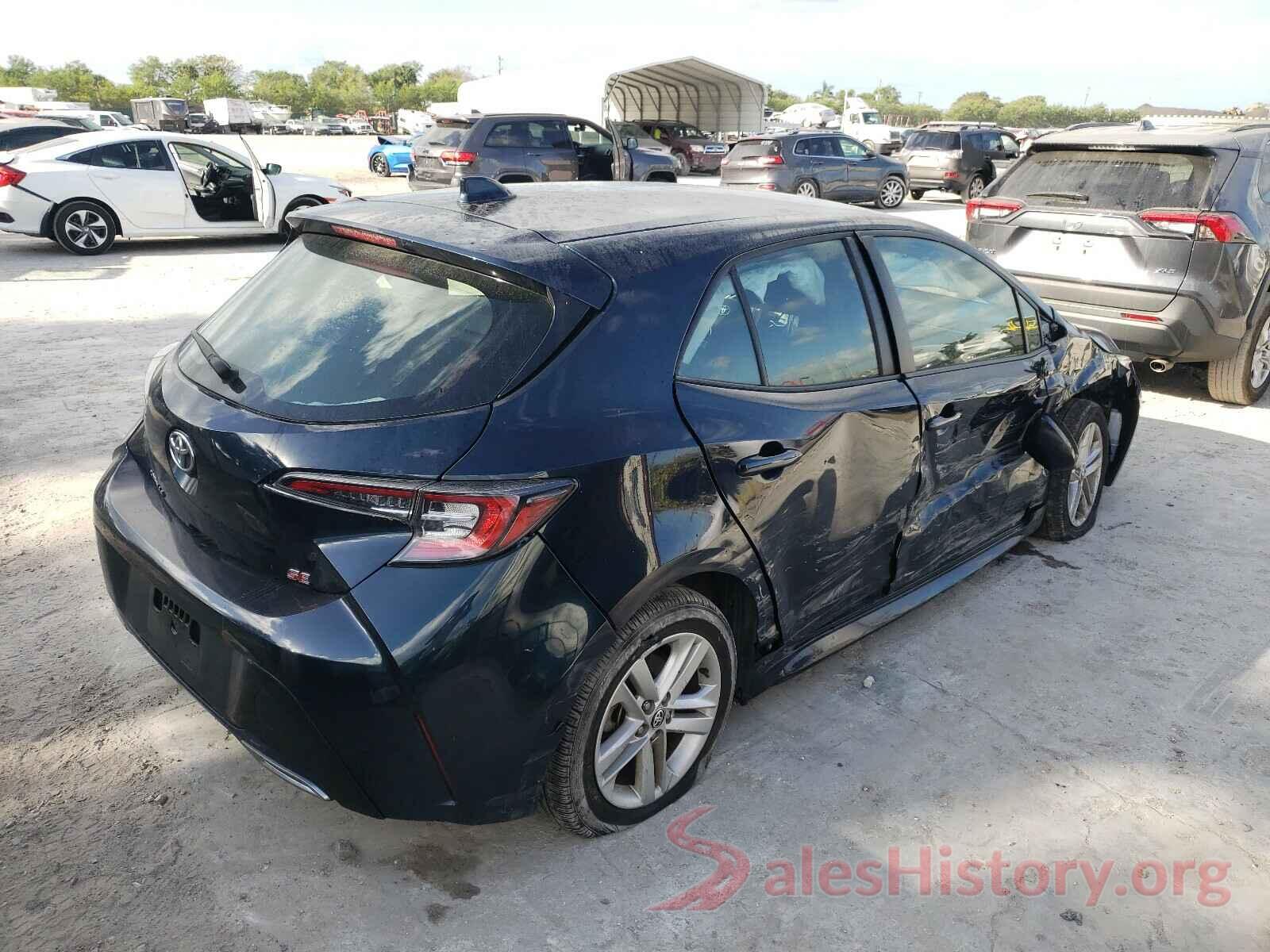 JTNK4RBE1K3037386 2019 TOYOTA COROLLA