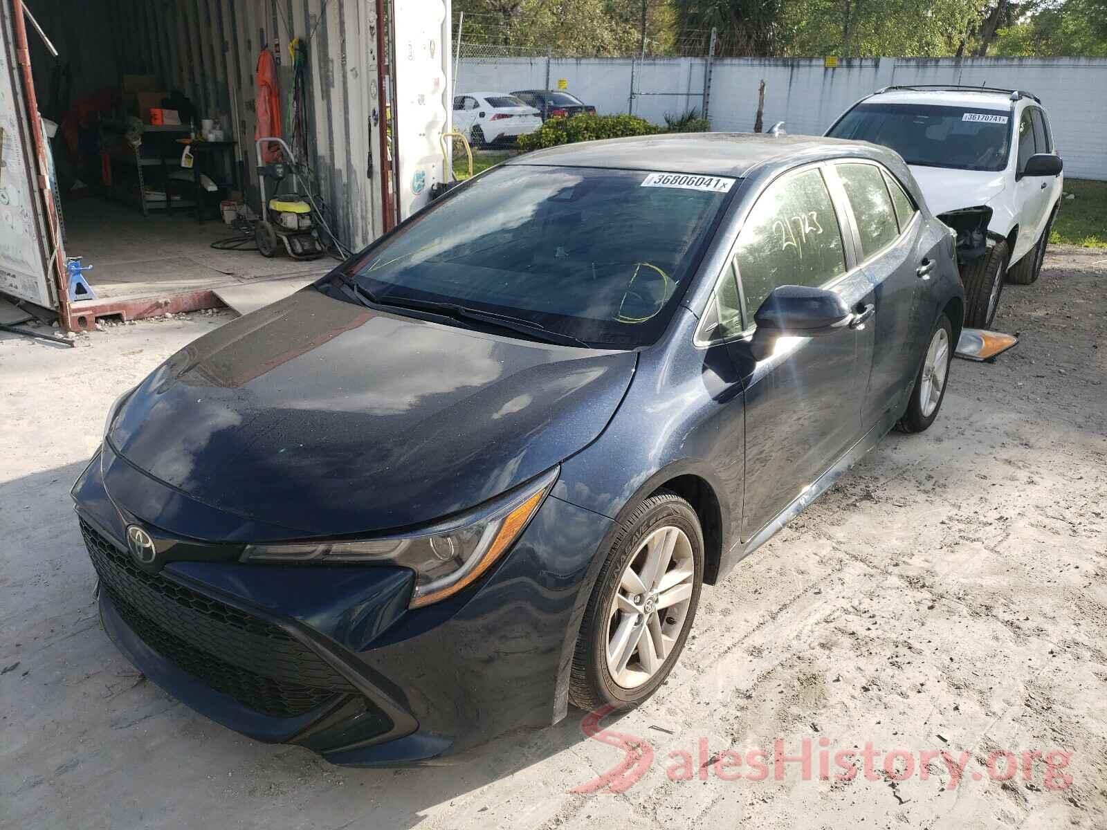 JTNK4RBE1K3037386 2019 TOYOTA COROLLA