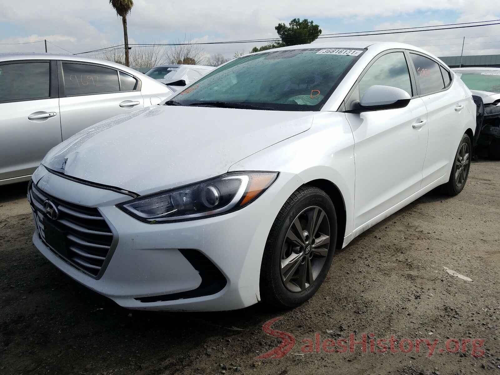 5NPD84LF6JH256181 2018 HYUNDAI ELANTRA