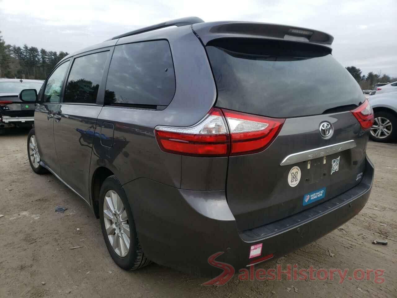 5TDDZ3DC3HS155812 2017 TOYOTA SIENNA