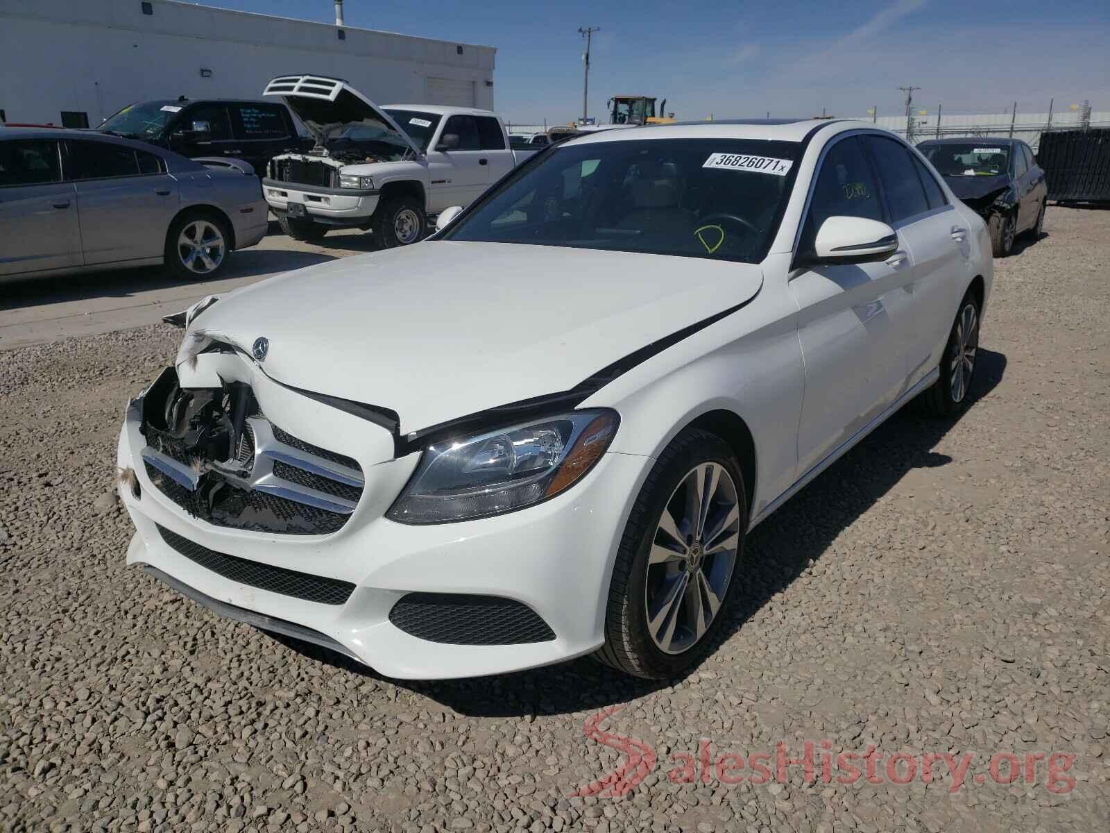 55SWF4KB9JU240969 2018 MERCEDES-BENZ C CLASS