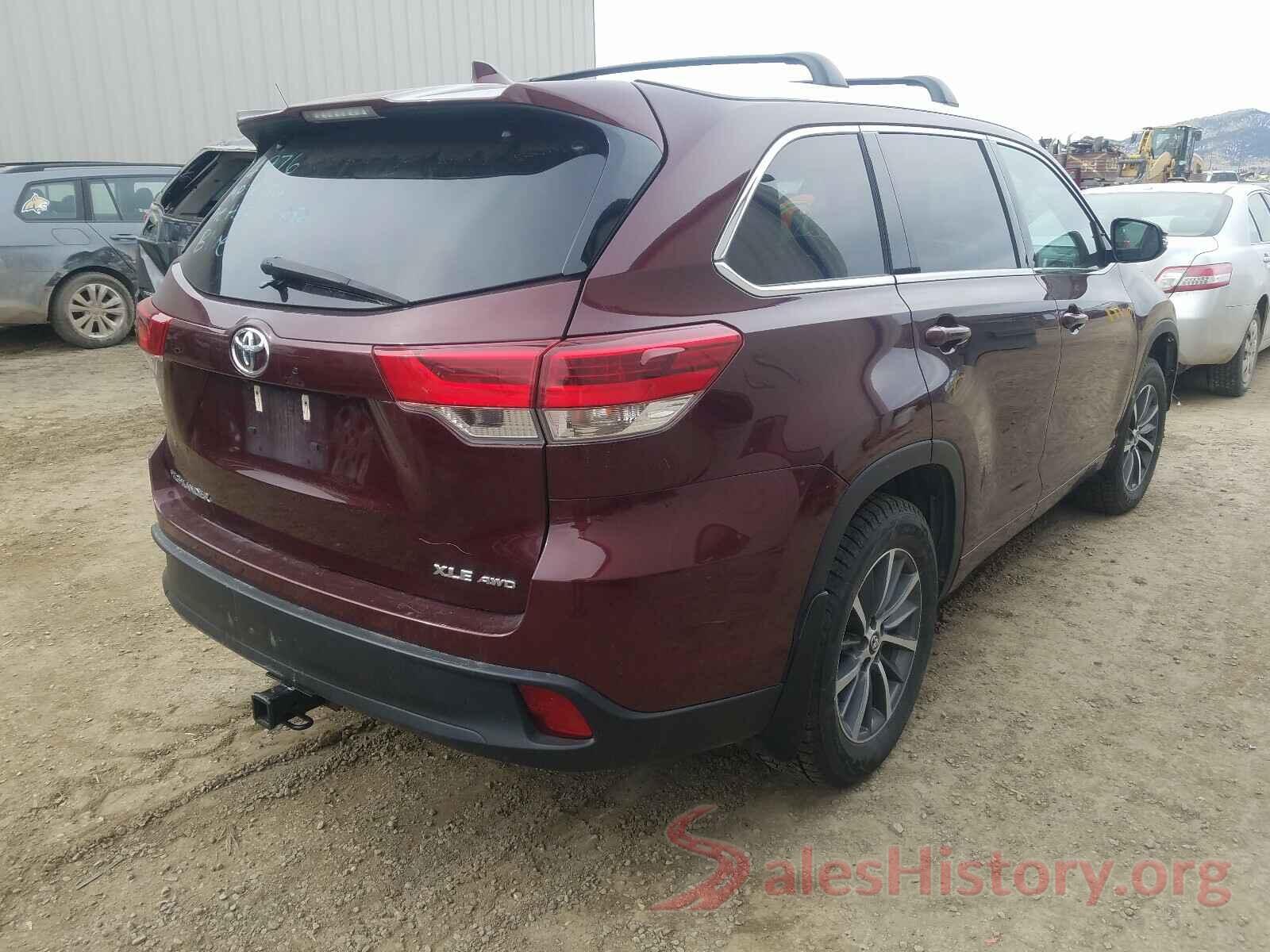 5TDJZRFH4JS855181 2018 TOYOTA HIGHLANDER