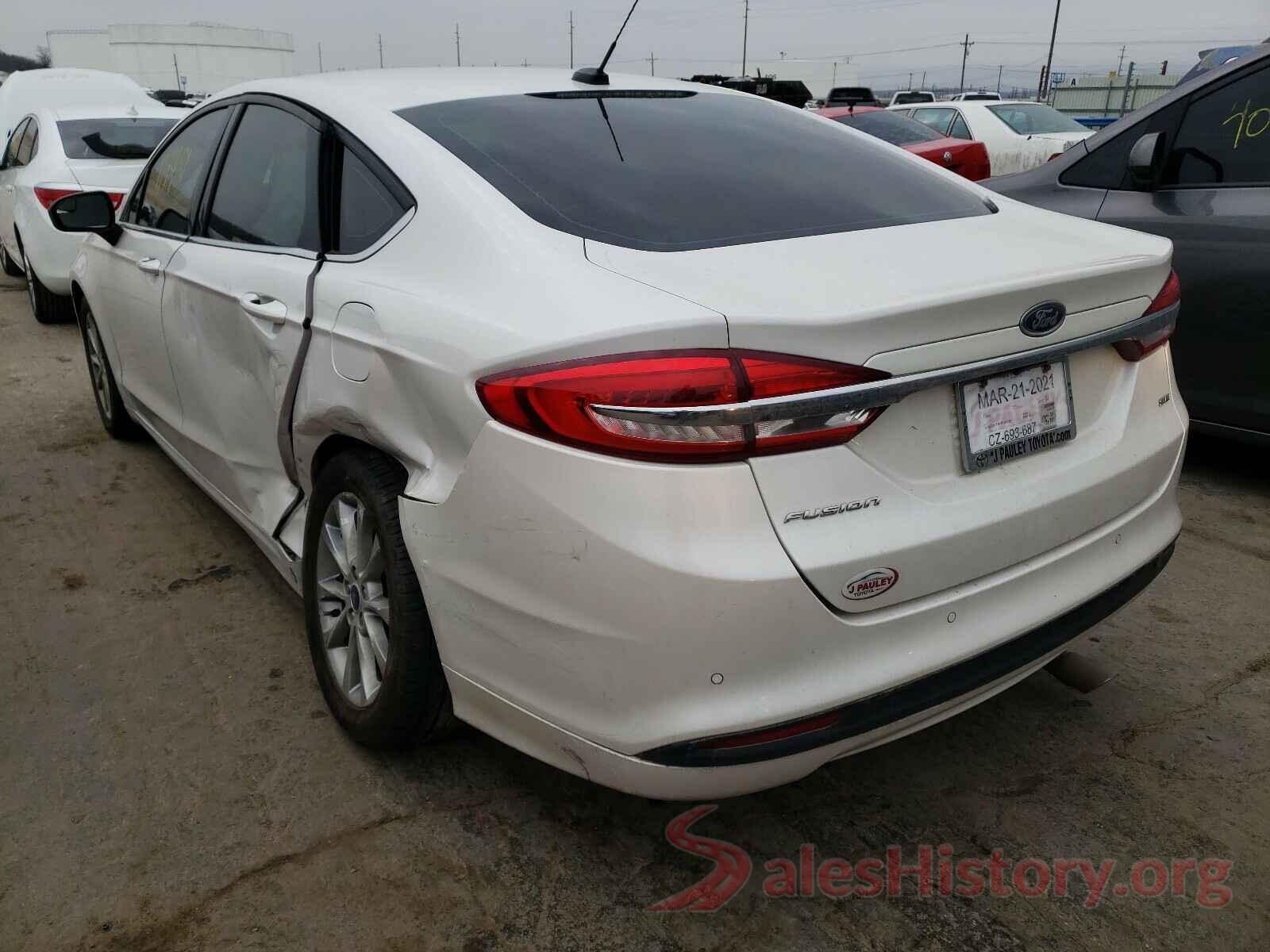 3FA6P0H71HR164124 2017 FORD FUSION