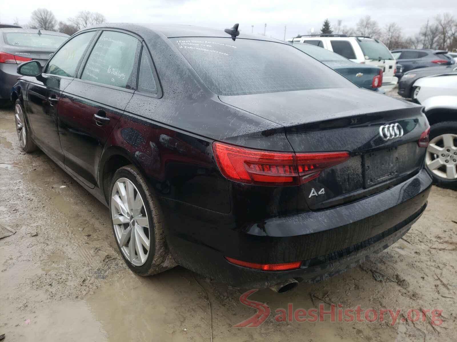 WAUGNAF44HN020022 2017 AUDI A4