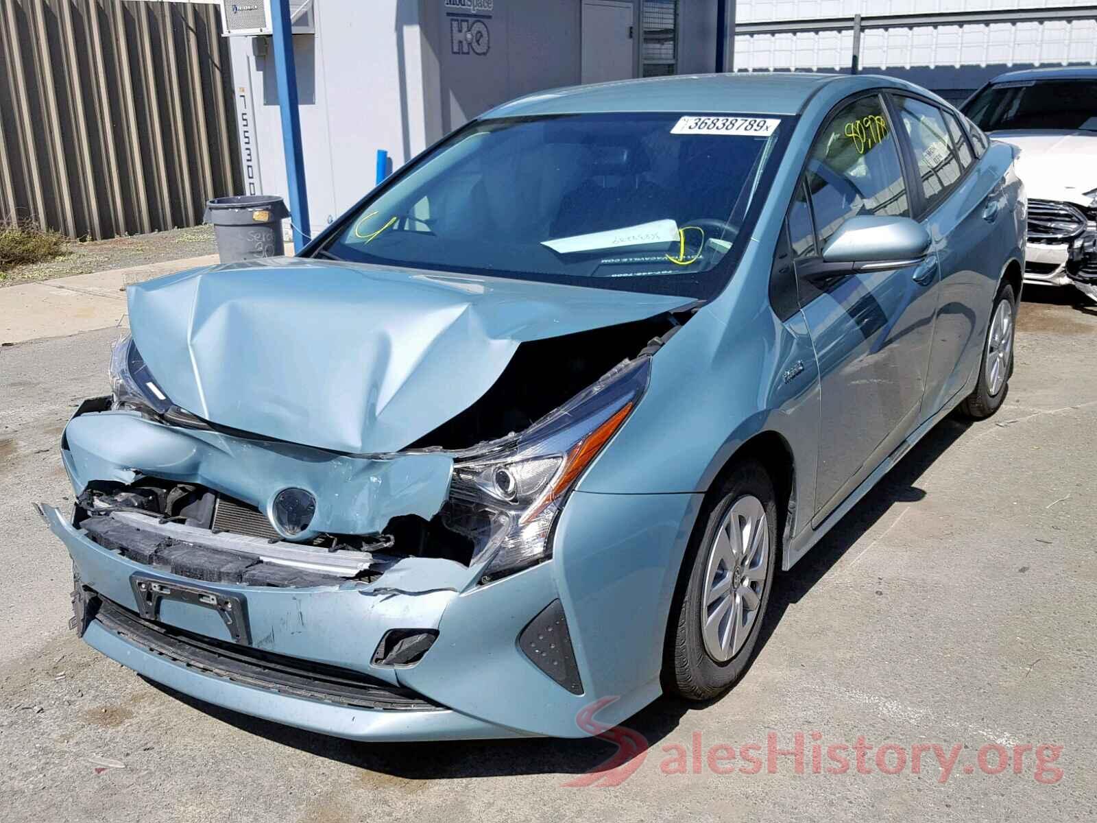 JTDKBRFU3G3001184 2016 TOYOTA PRIUS