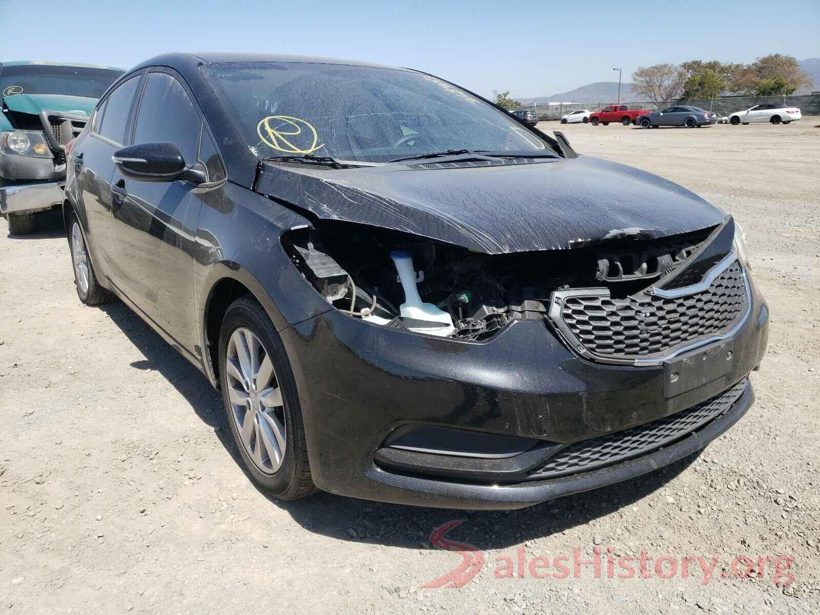 KNAFX4A61G5560040 2016 KIA FORTE