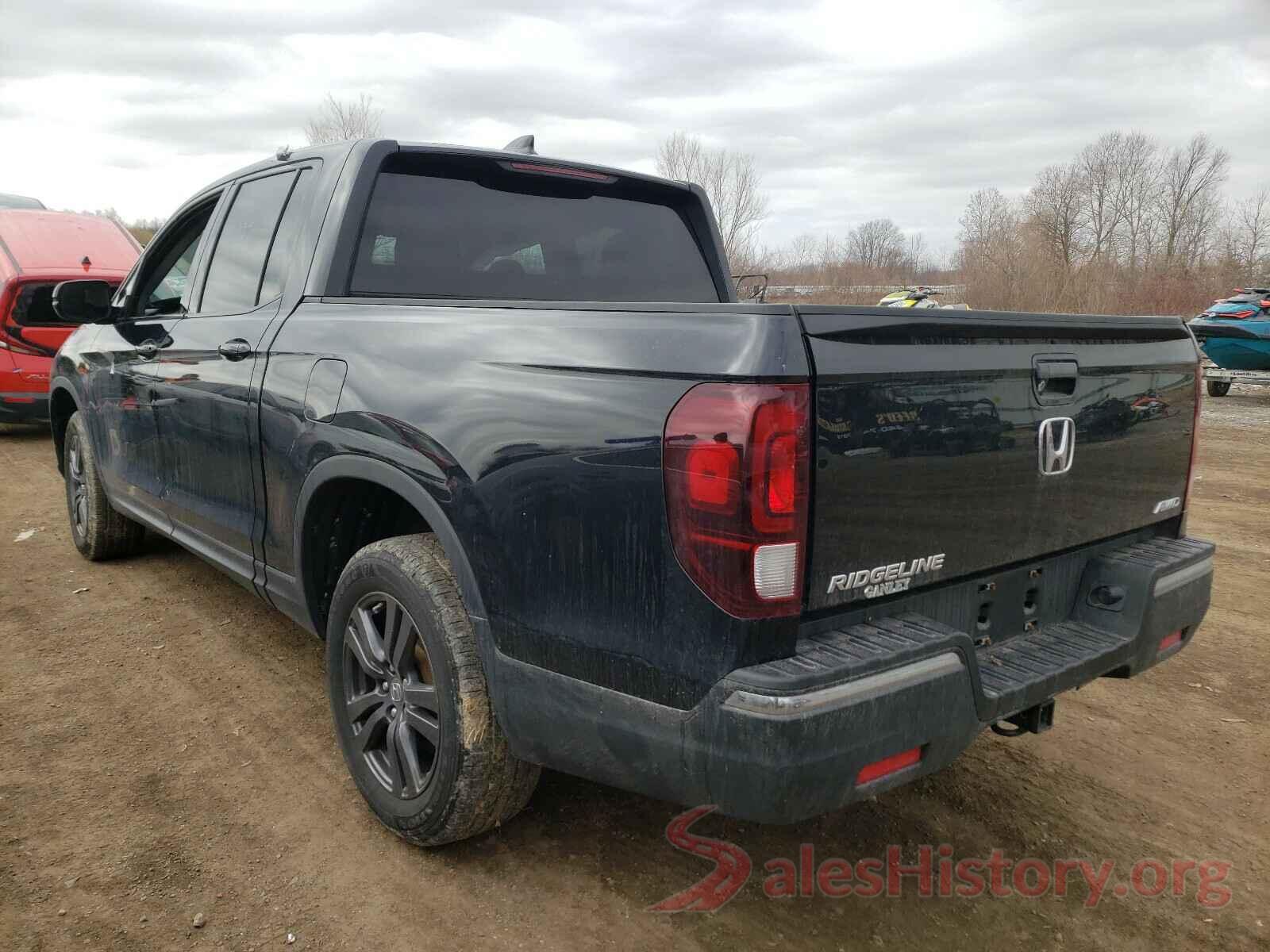 5FPYK3F17KB039498 2019 HONDA RIDGELINE