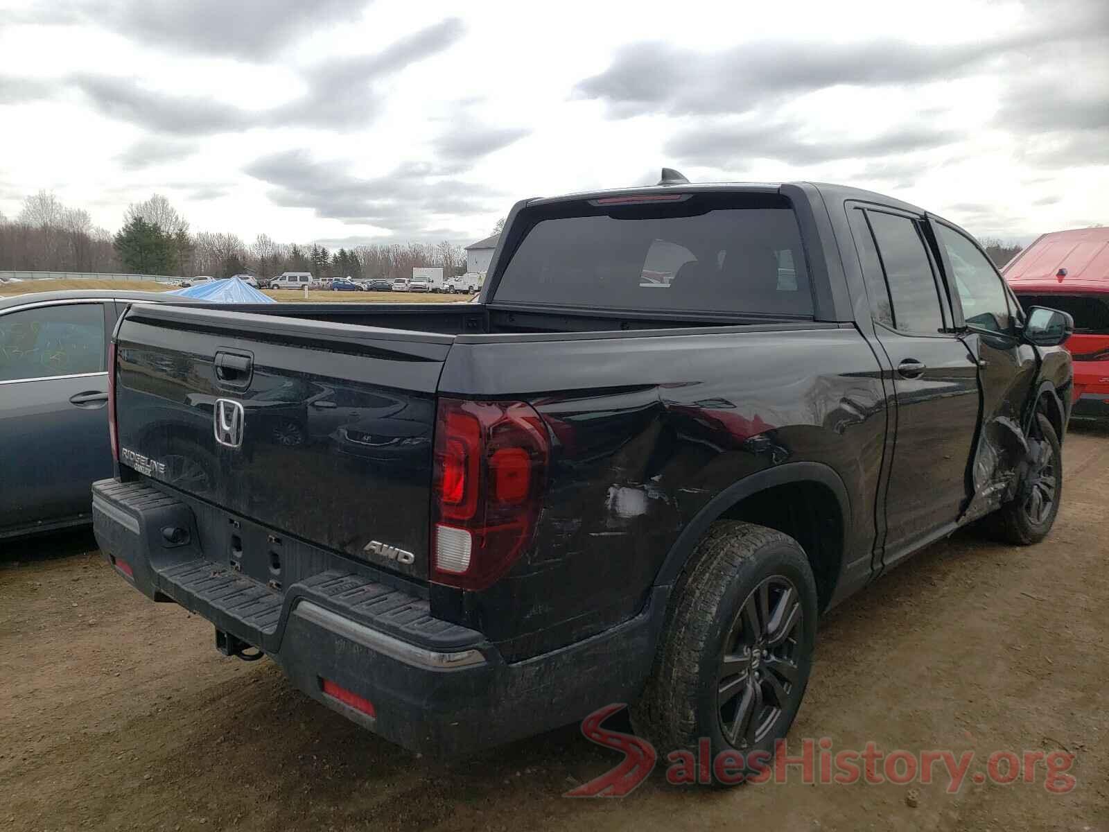 5FPYK3F17KB039498 2019 HONDA RIDGELINE