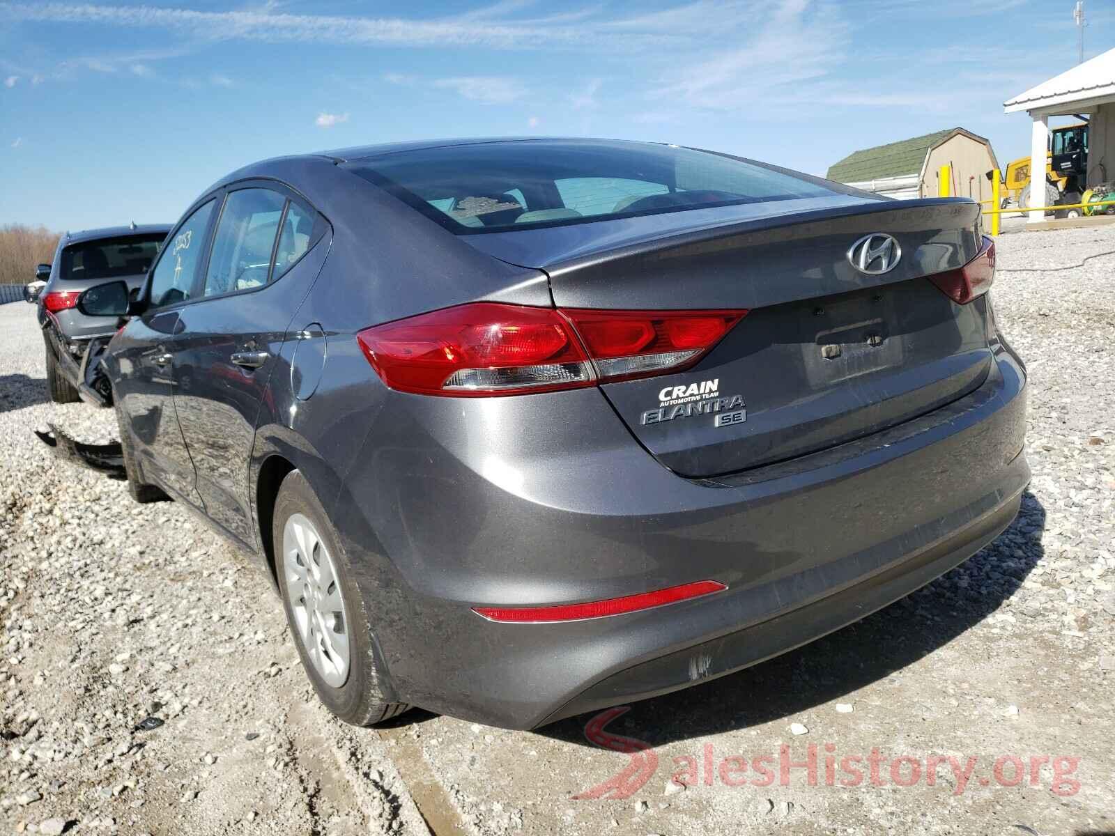 5NPD74LF7JH283327 2018 HYUNDAI ELANTRA