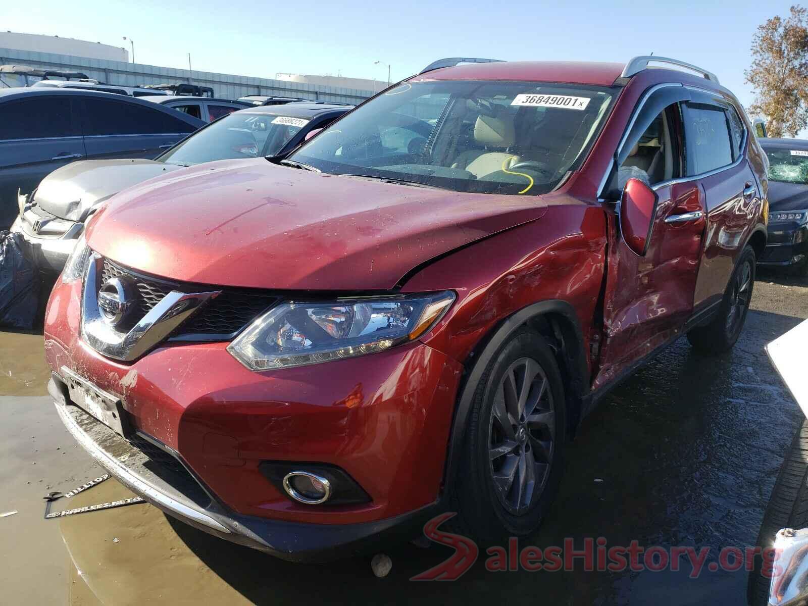 5N1AT2MV0GC758468 2016 NISSAN ROGUE