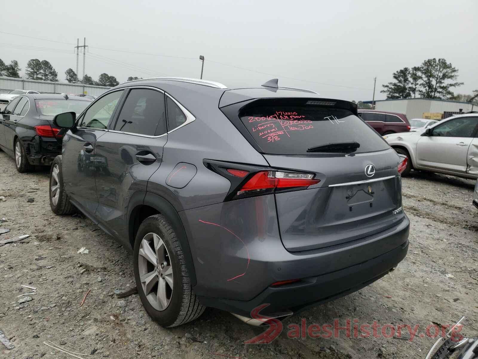 JTJYARBZ1H2079031 2017 LEXUS NX