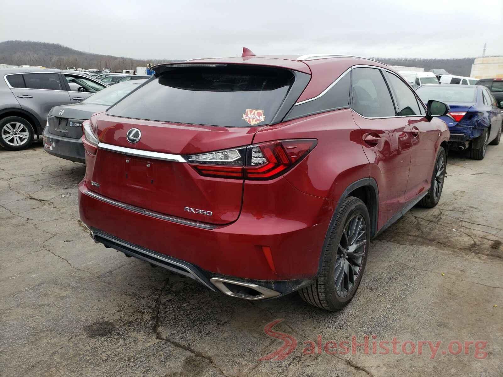 2T2BZMCA9HC084200 2017 LEXUS RX350