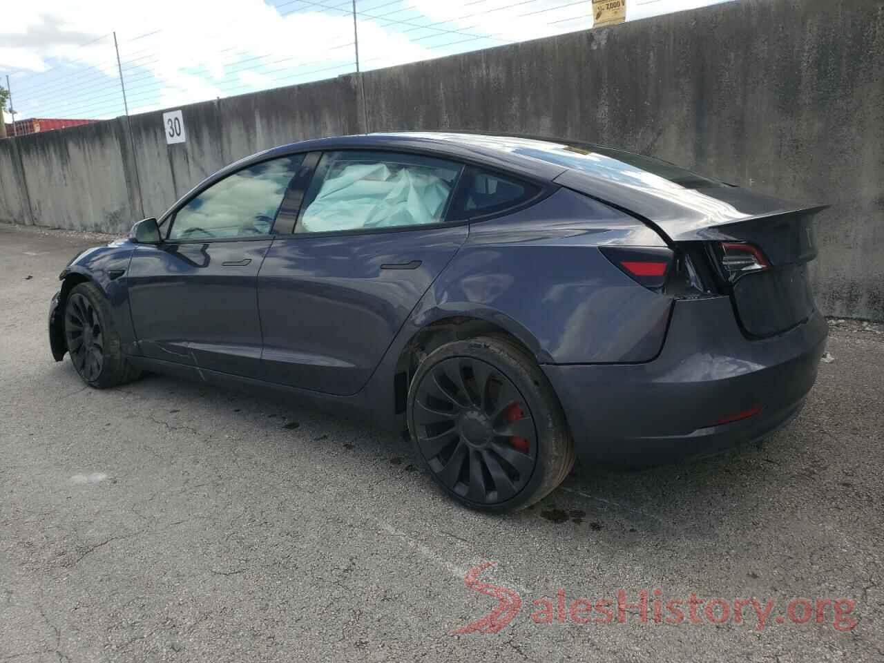 5YJ3E1EC6NF194565 2022 TESLA MODEL 3