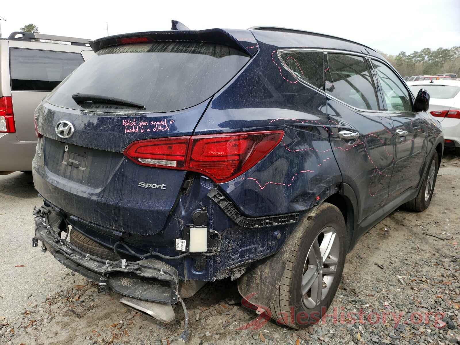 5XYZU3LB7HG426249 2017 HYUNDAI SANTA FE