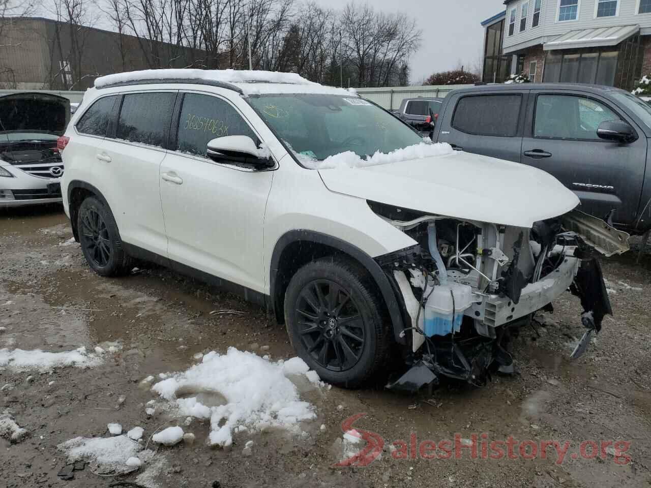 5TDJZRFH4KS726746 2019 TOYOTA HIGHLANDER