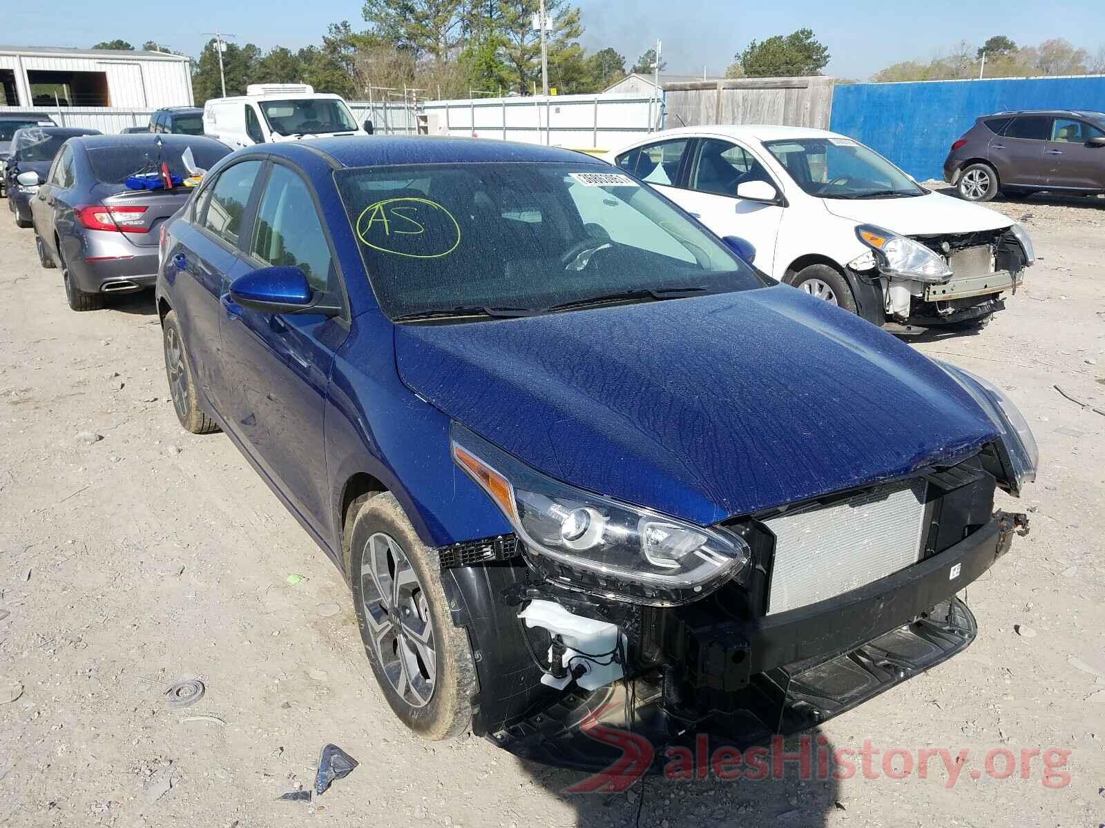 3KPF24AD8LE261661 2020 KIA FORTE