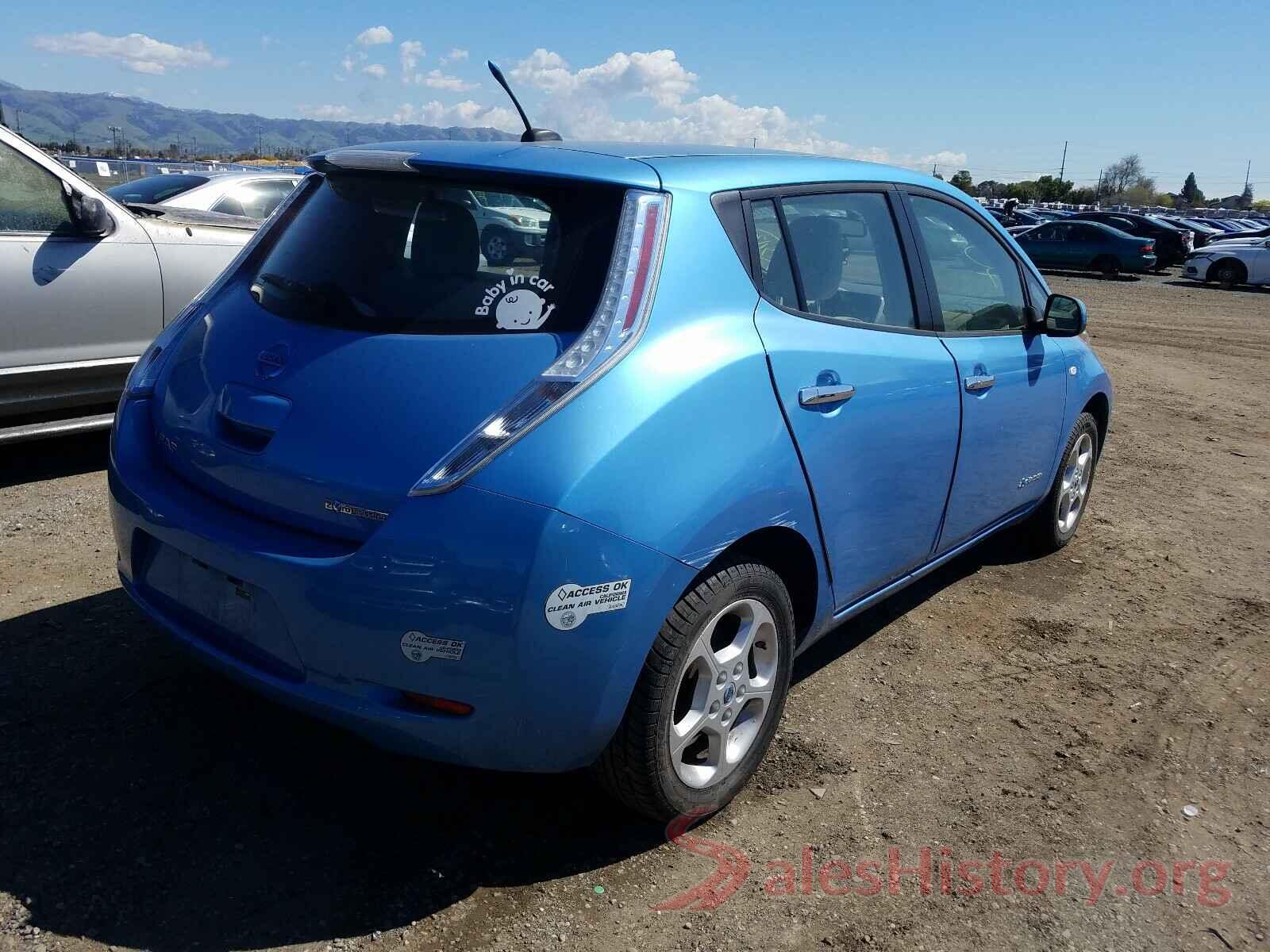 JN1AZ0CP4BT007783 2011 NISSAN LEAF