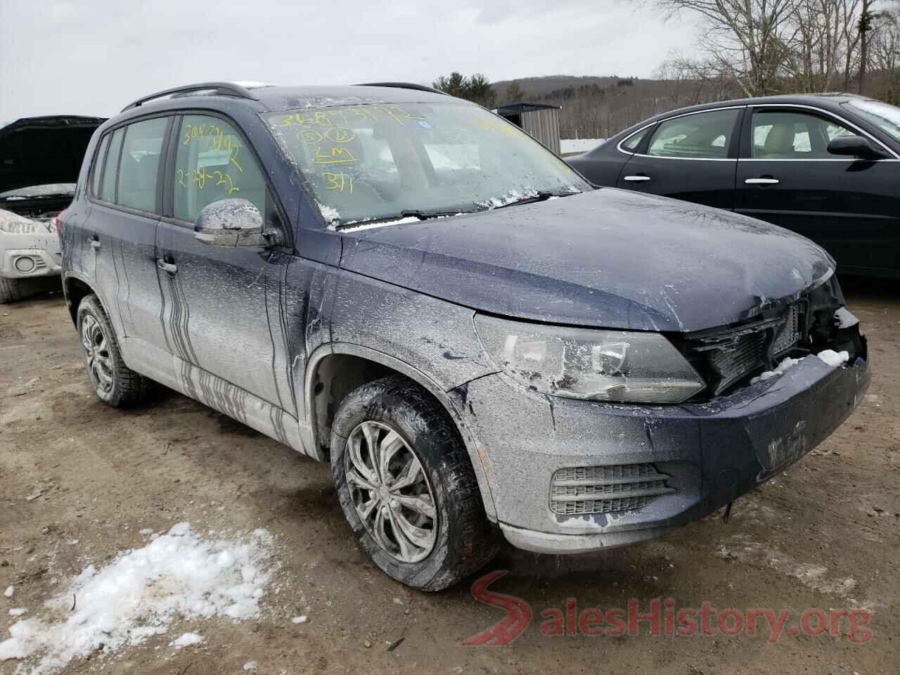 WVGBV7AX3GW593323 2016 VOLKSWAGEN TIGUAN