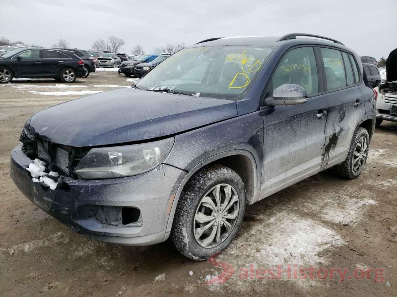 WVGBV7AX3GW593323 2016 VOLKSWAGEN TIGUAN