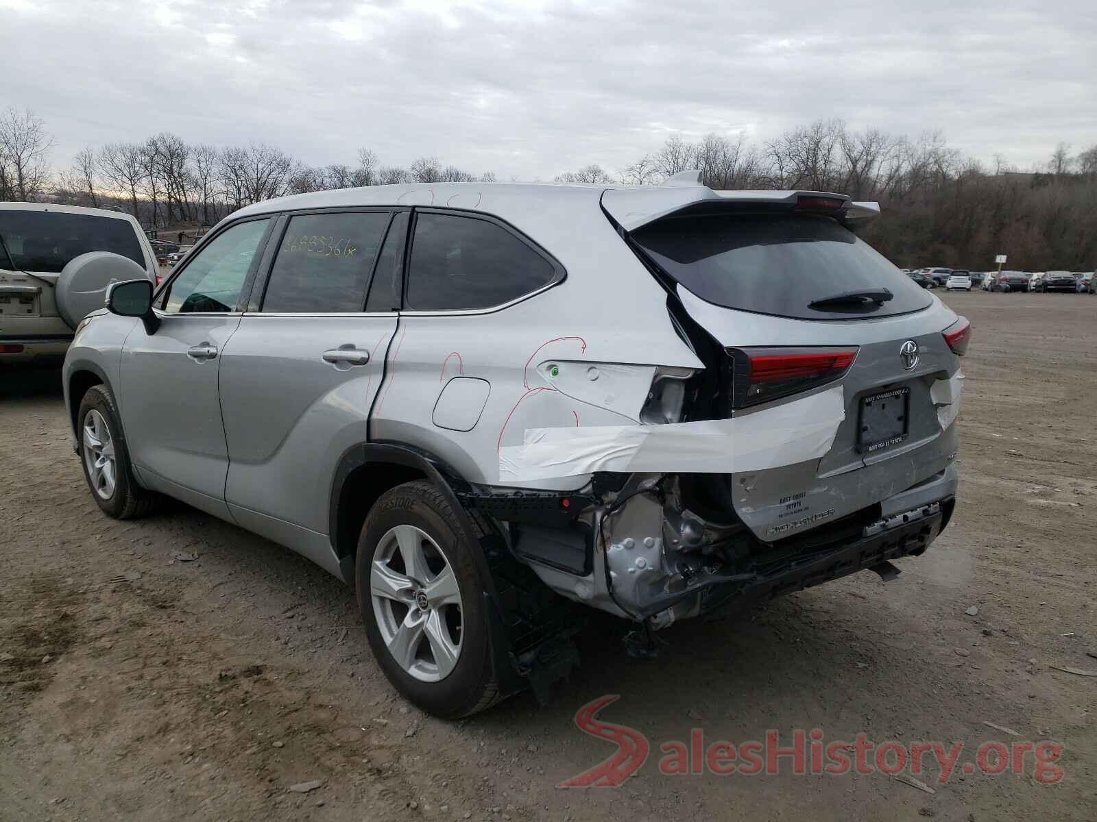 5TDCZRBH3LS501735 2020 TOYOTA HIGHLANDER