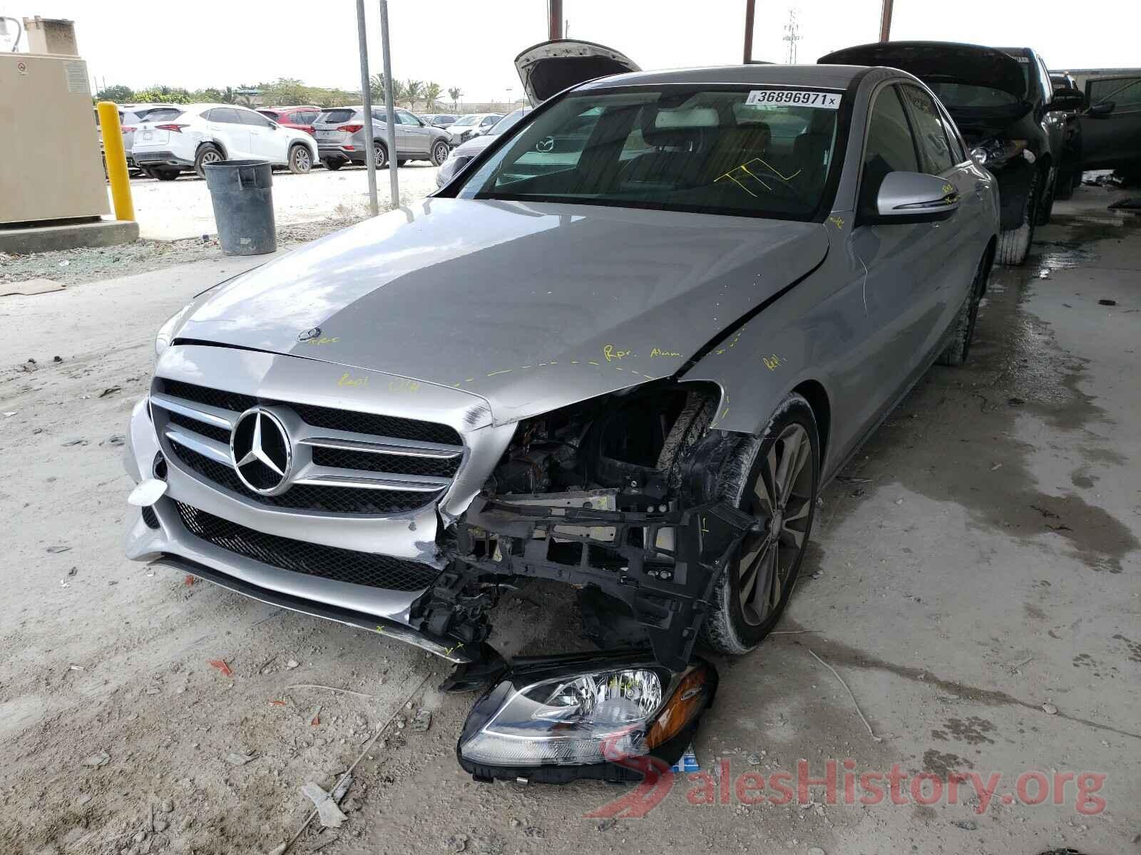 55SWF4JB7GU163867 2016 MERCEDES-BENZ C CLASS