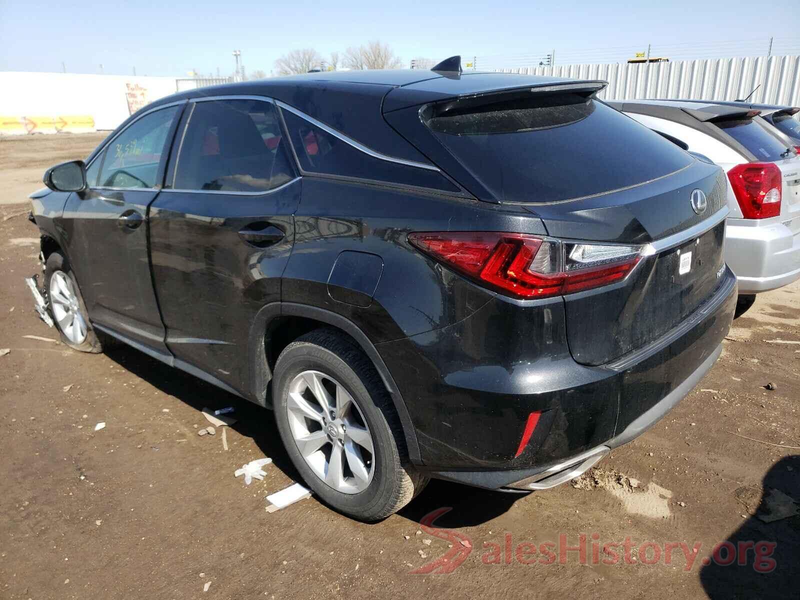 2T2ZZMCA3HC064040 2017 LEXUS RX350