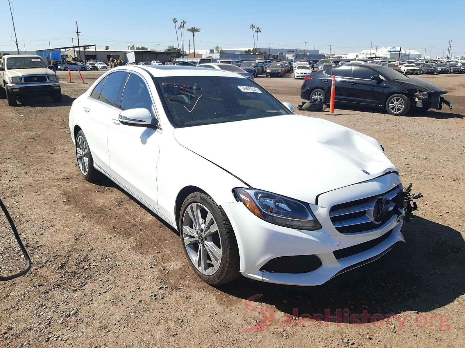 55SWF4JB8JU280445 2018 MERCEDES-BENZ C CLASS