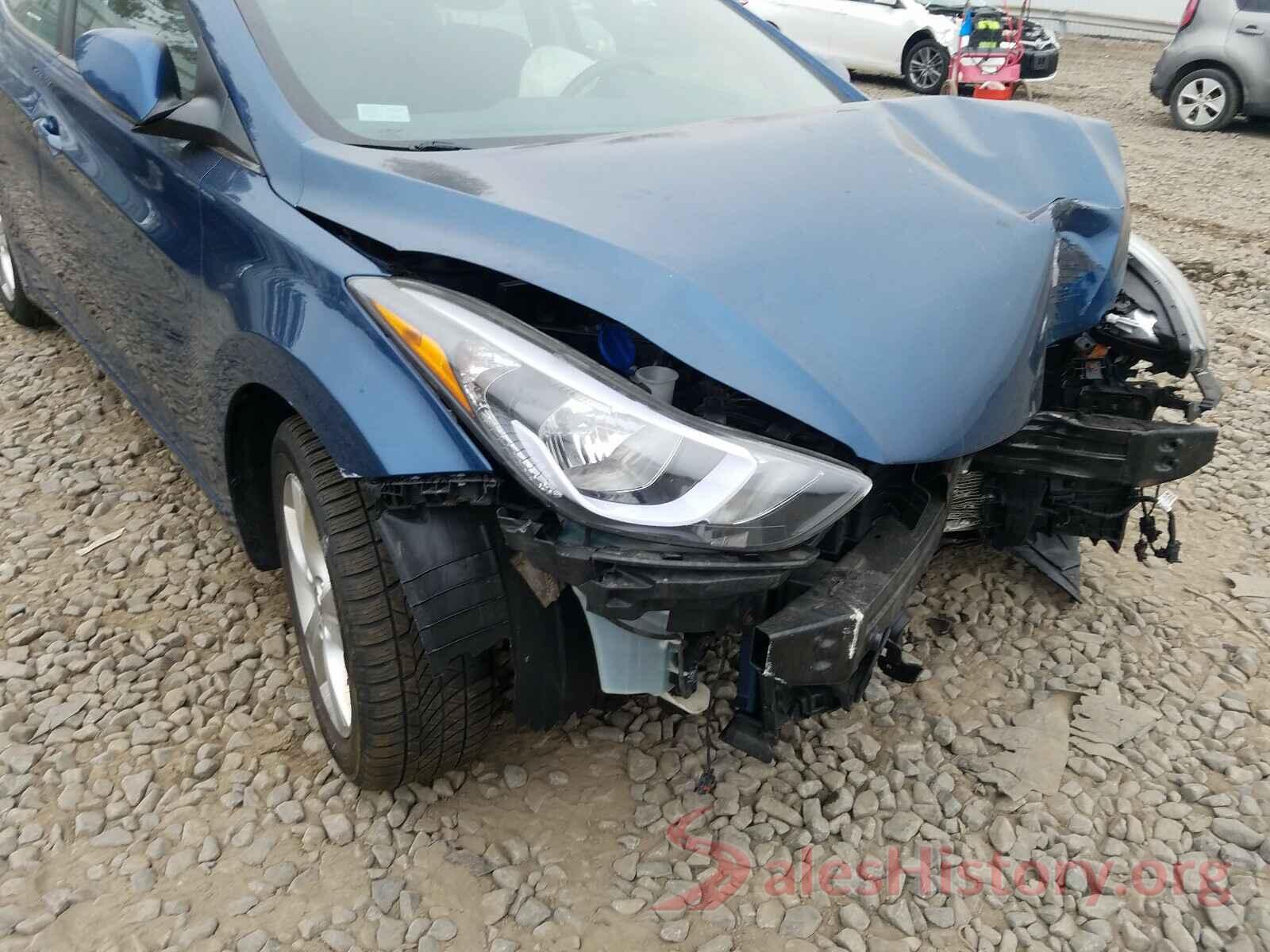 KMHDH4AE2GU493531 2016 HYUNDAI ELANTRA