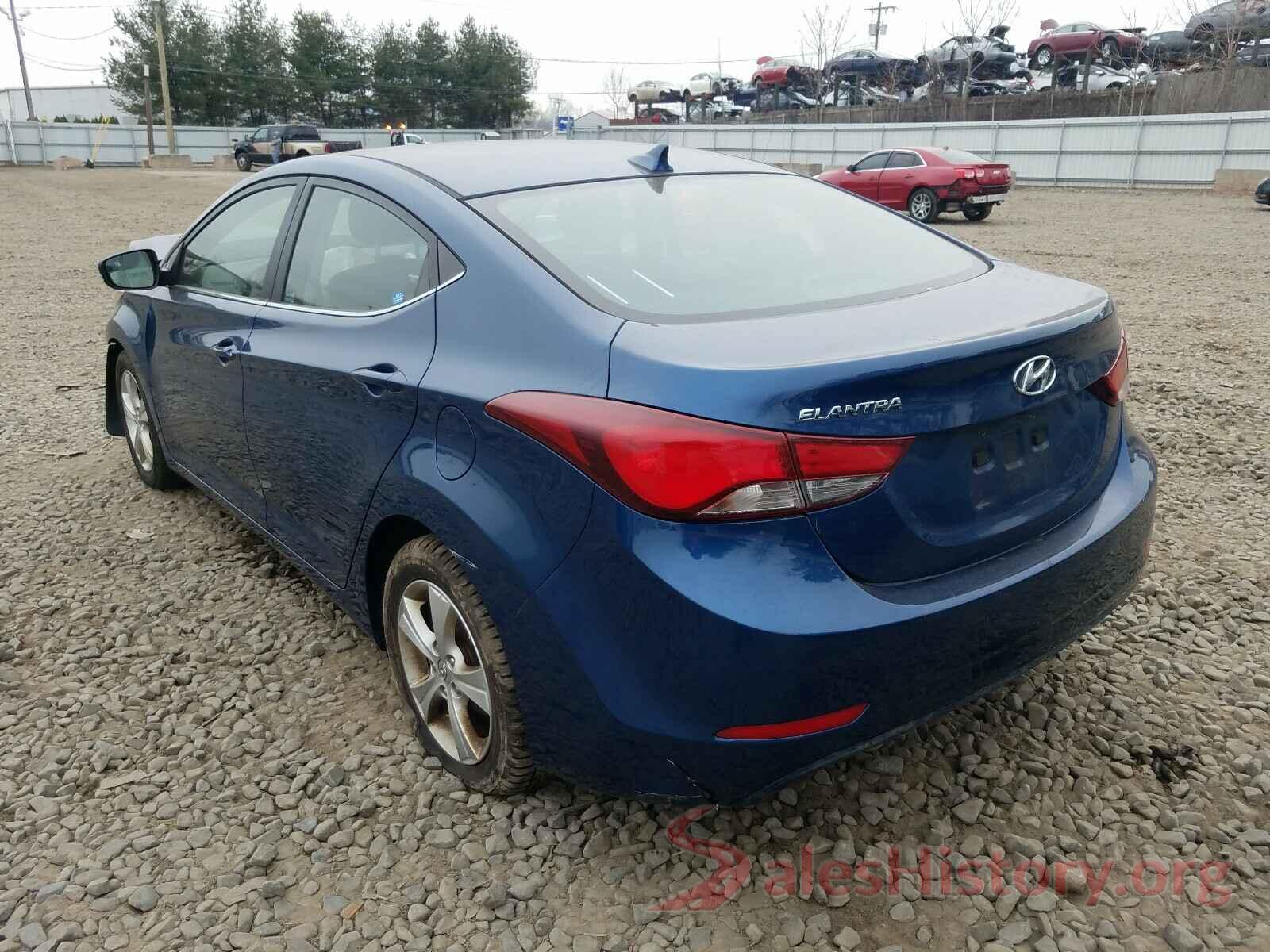 KMHDH4AE2GU493531 2016 HYUNDAI ELANTRA