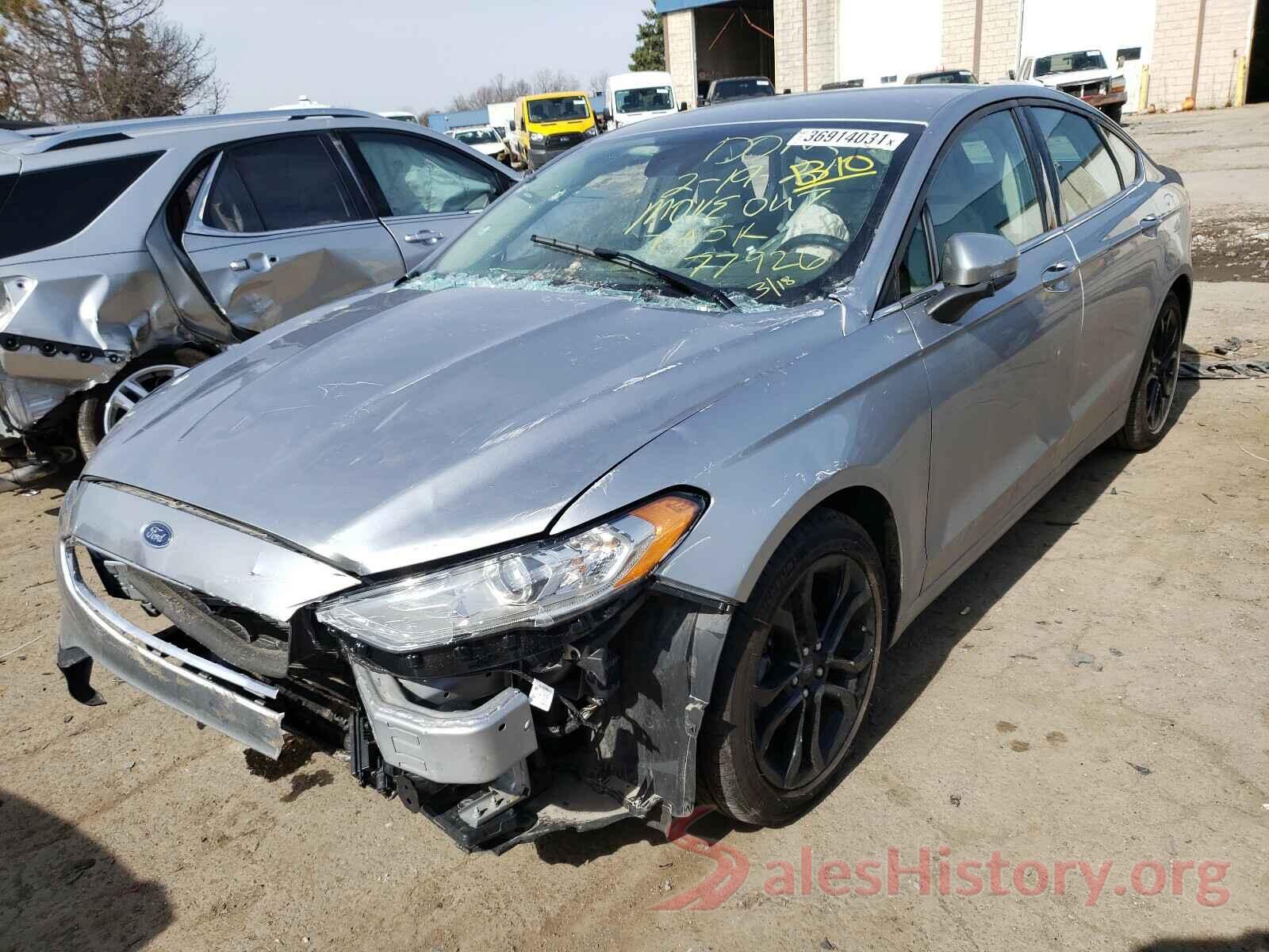 3FA6P0HD1LR186607 2020 FORD FUSION