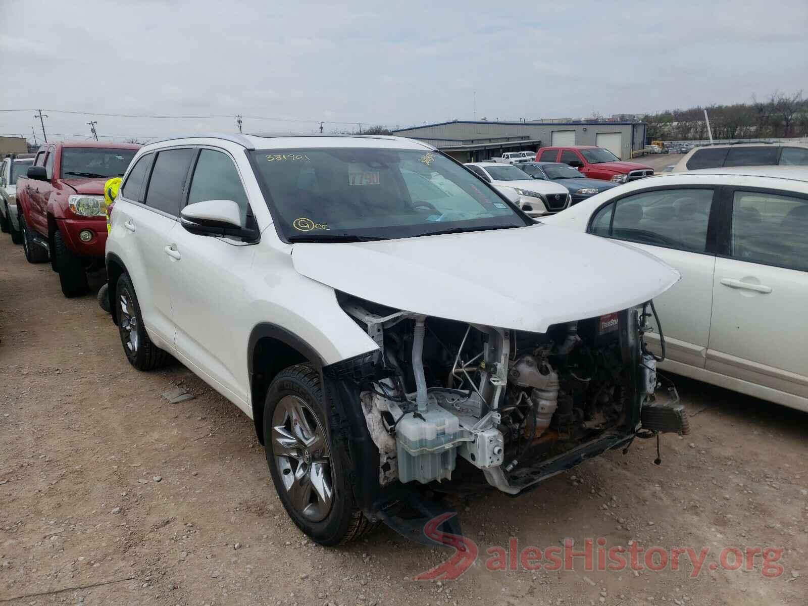 5TDDZRFH9HS381901 2017 TOYOTA HIGHLANDER