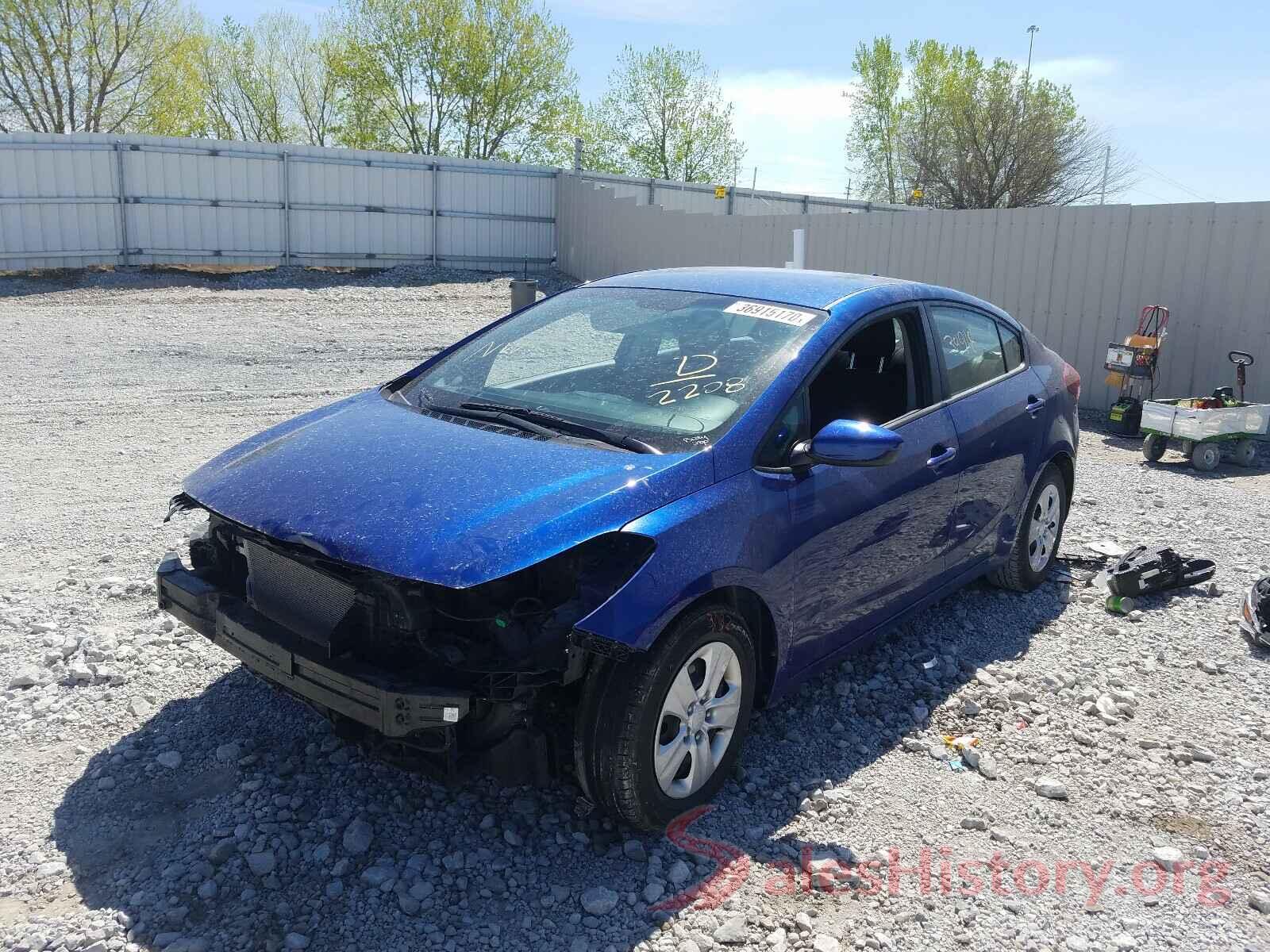 3KPFK4A7XHE062208 2017 KIA FORTE