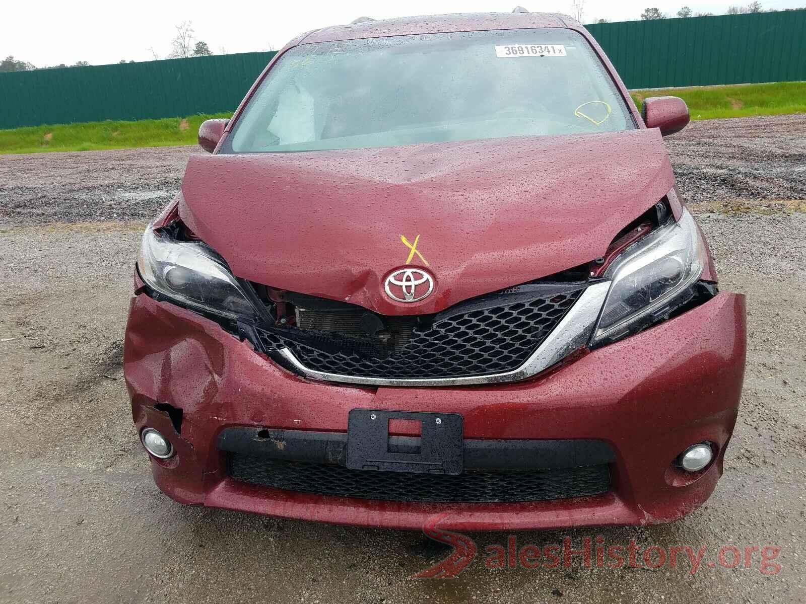 5TDXZ3DC3HS855617 2017 TOYOTA SIENNA