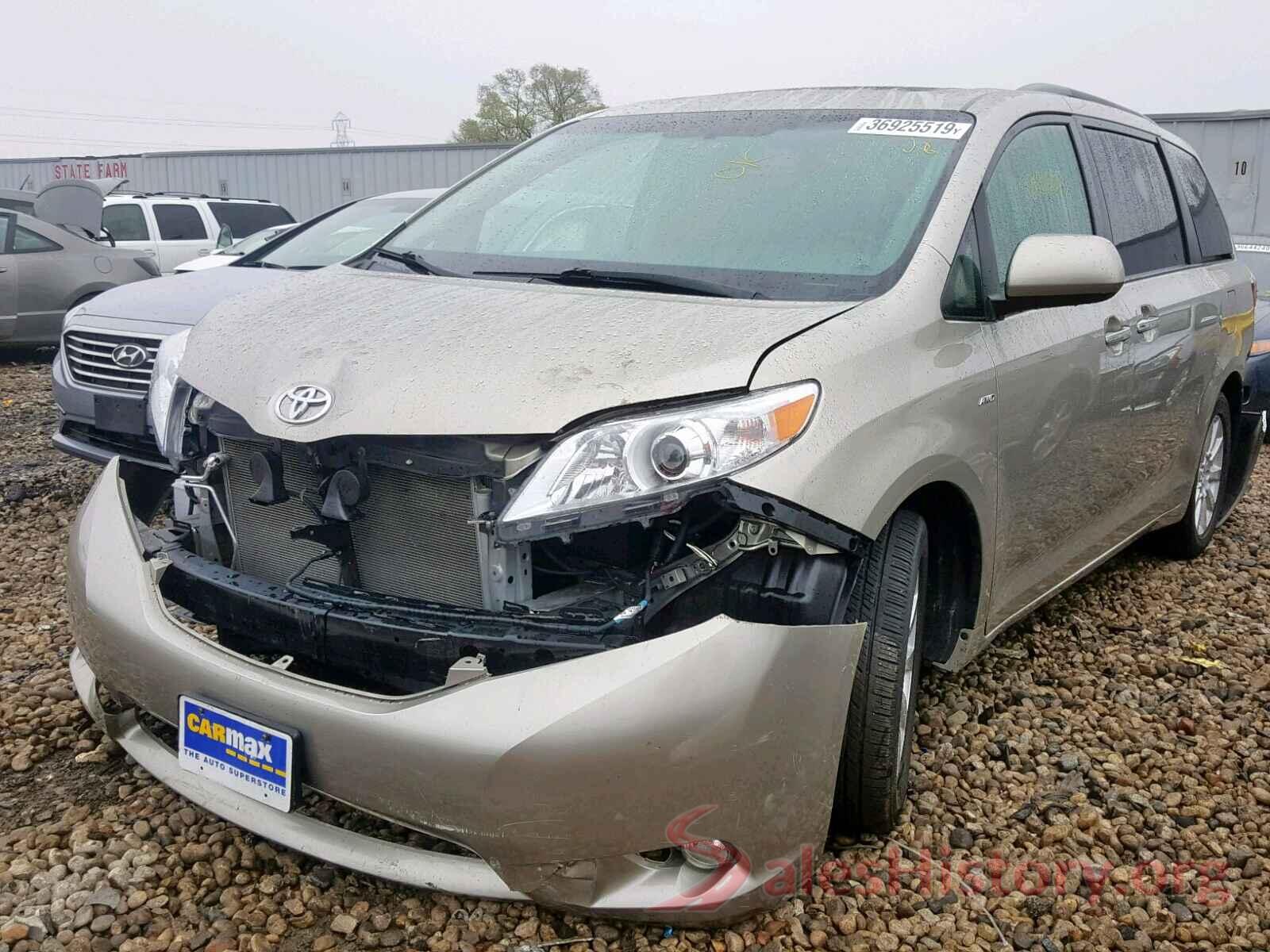 5TDDK3DC1GS138509 2016 TOYOTA SIENNA XLE