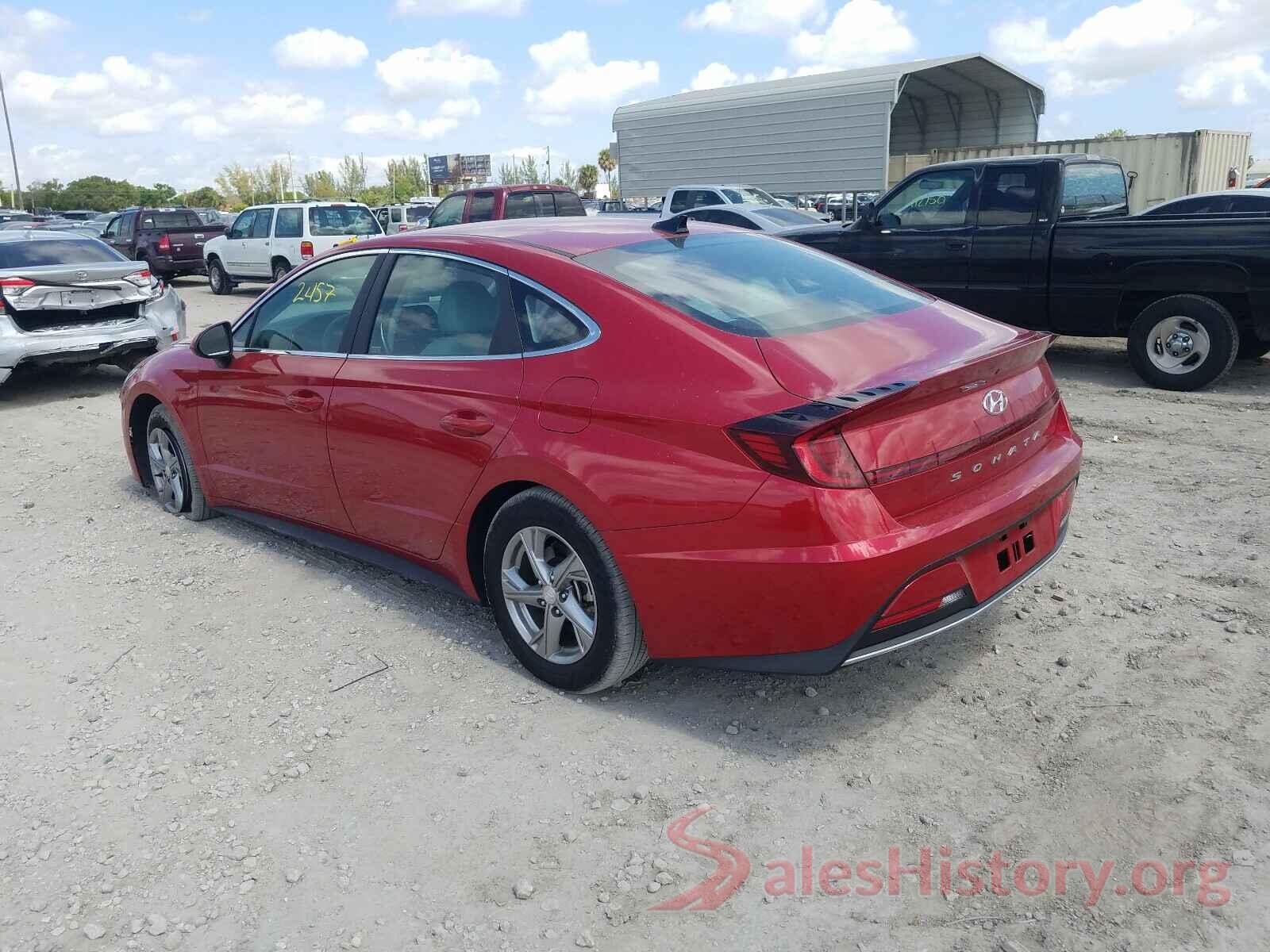 5NPEG4JA9LH011604 2020 HYUNDAI SONATA