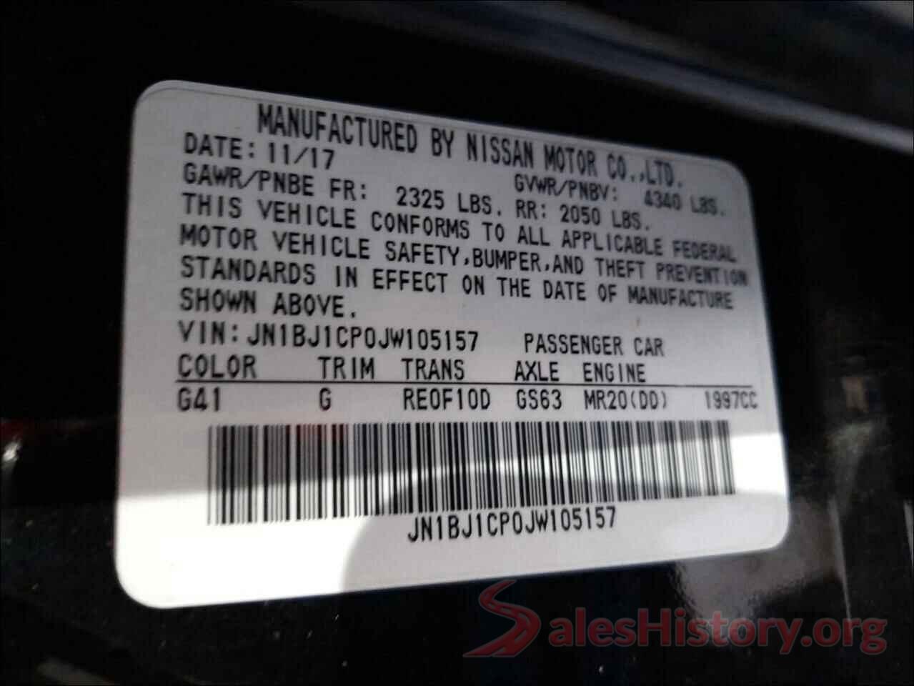 JN1BJ1CP0JW105157 2018 NISSAN ROGUE