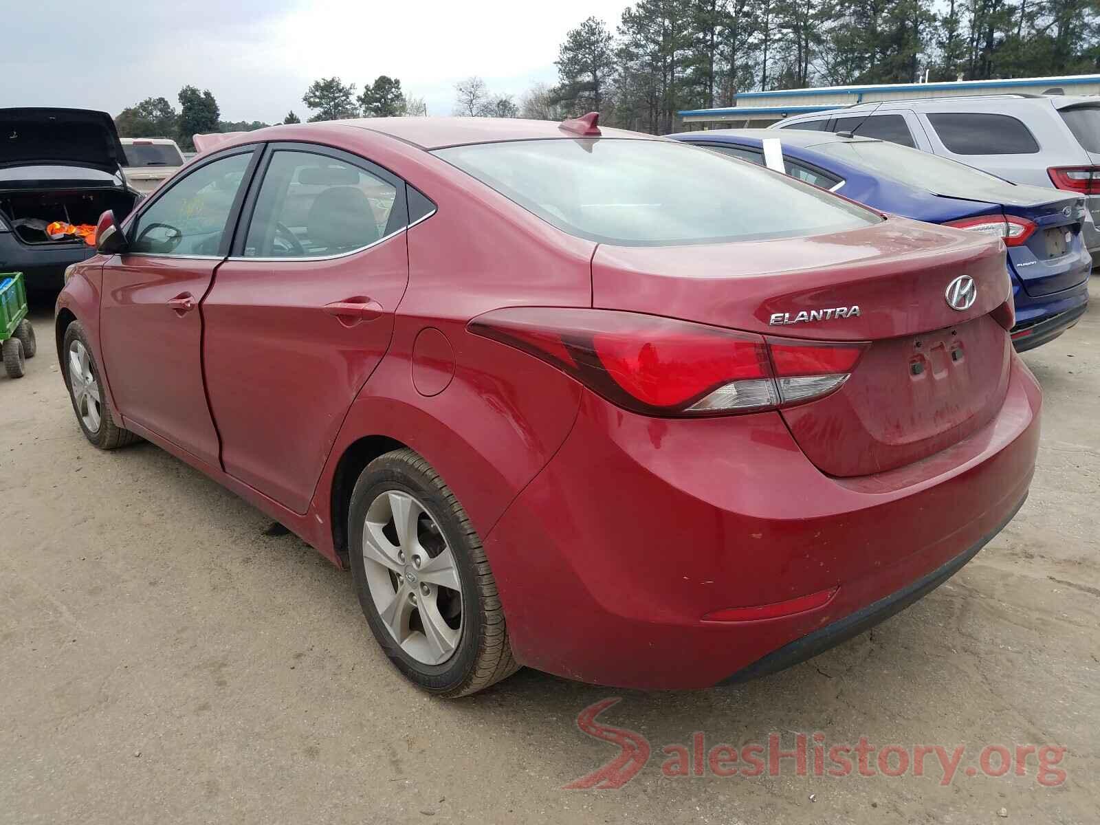 KMHDH4AE5GU609580 2016 HYUNDAI ELANTRA