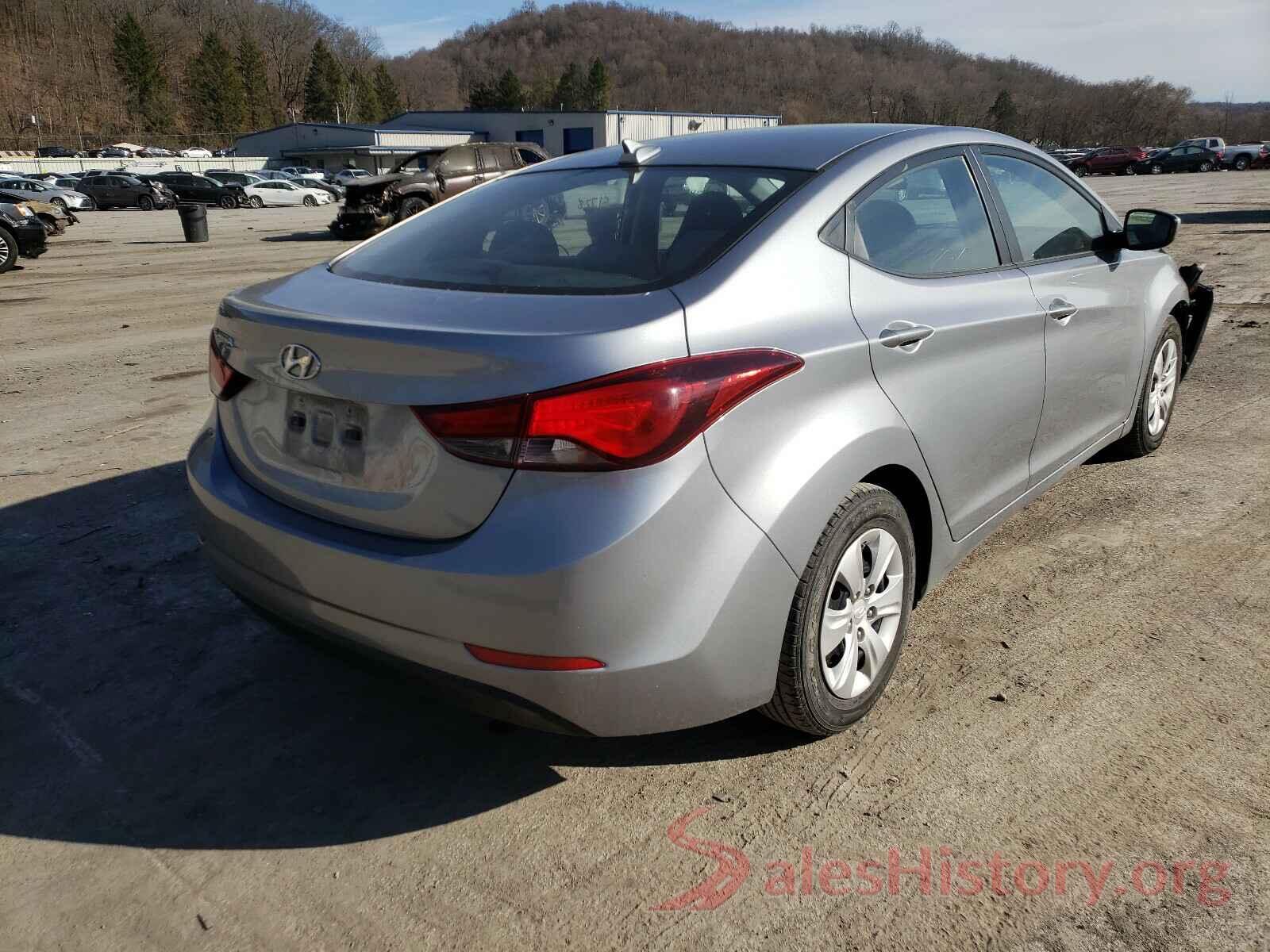 5NPDH4AE0GH771633 2016 HYUNDAI ELANTRA