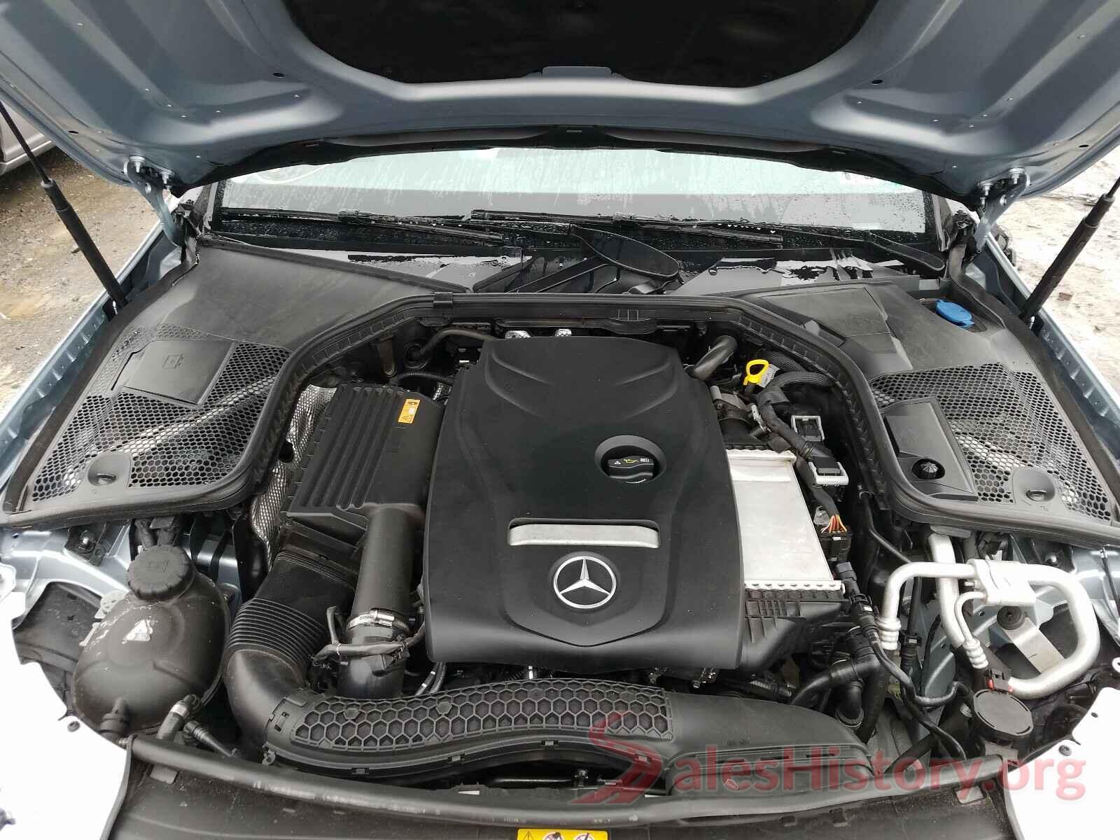 55SWF4KB8HU217340 2017 MERCEDES-BENZ C CLASS