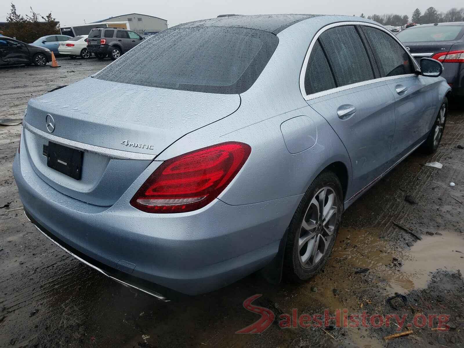 55SWF4KB8HU217340 2017 MERCEDES-BENZ C CLASS