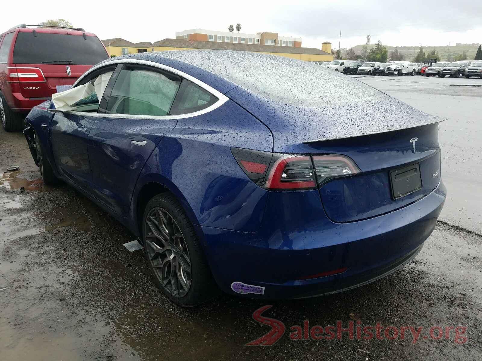 5YJ3E1EB5KF231169 2019 TESLA MODEL 3