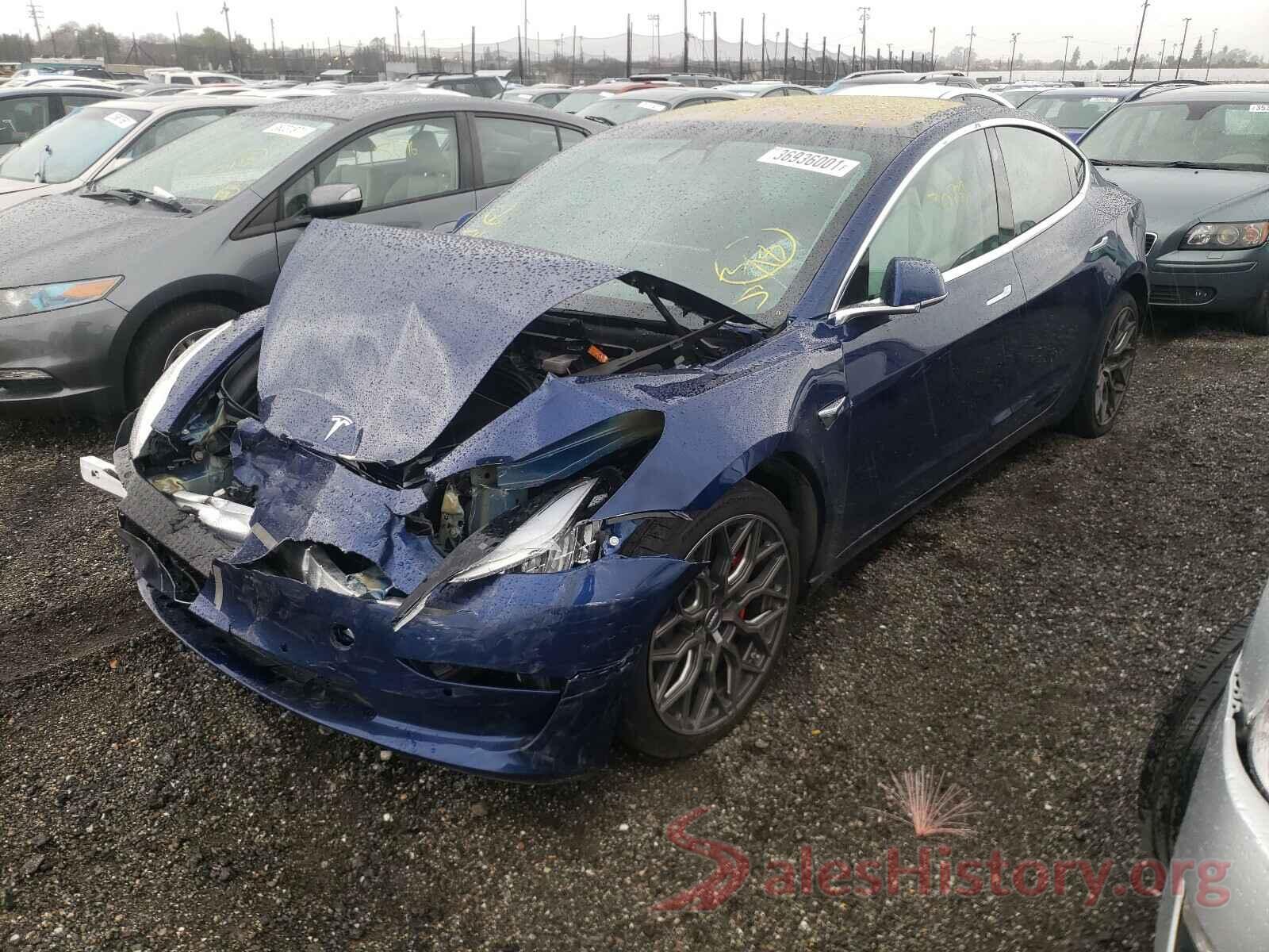 5YJ3E1EB5KF231169 2019 TESLA MODEL 3