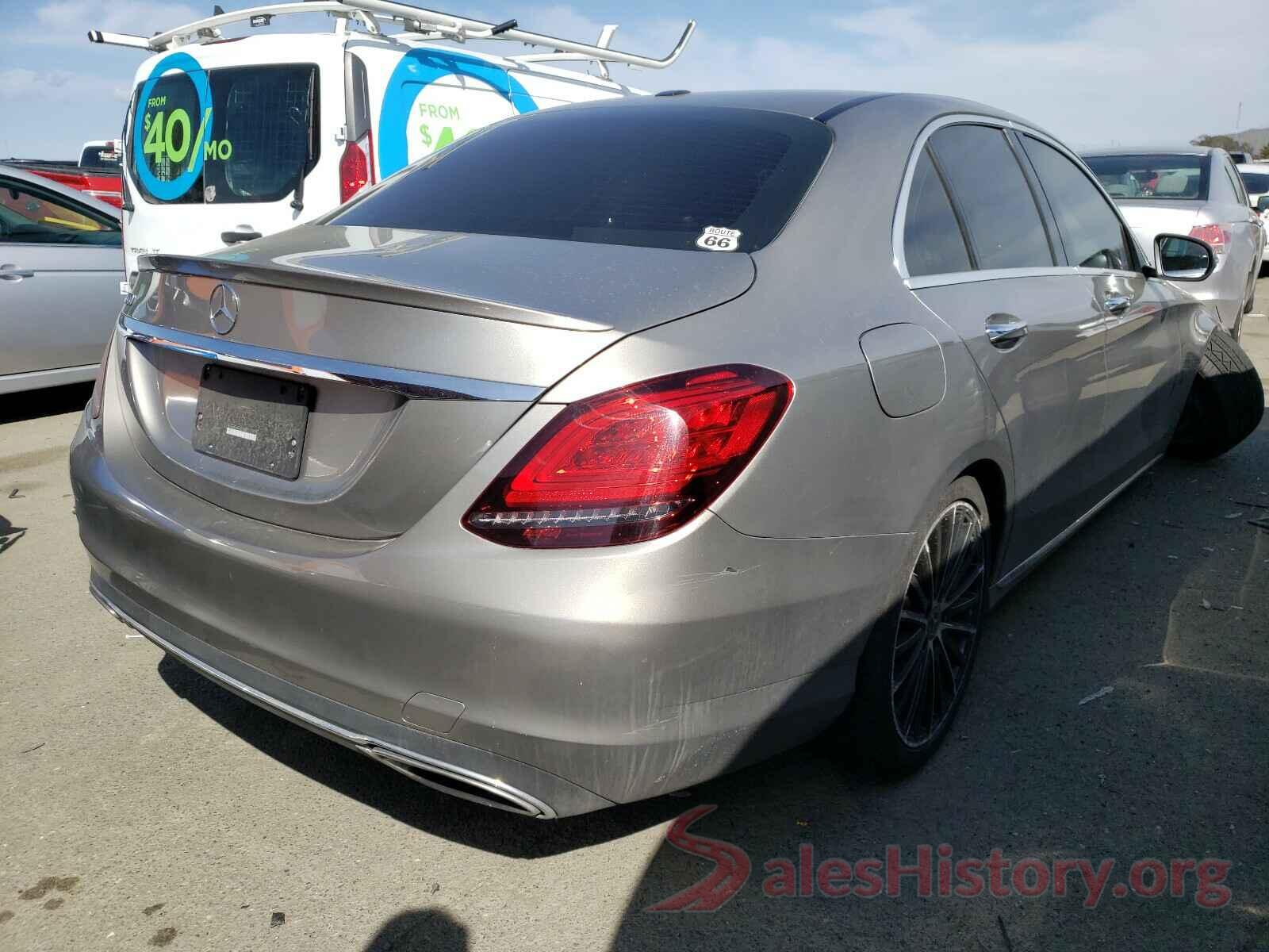 55SWF8DB5KU301305 2019 MERCEDES-BENZ C CLASS