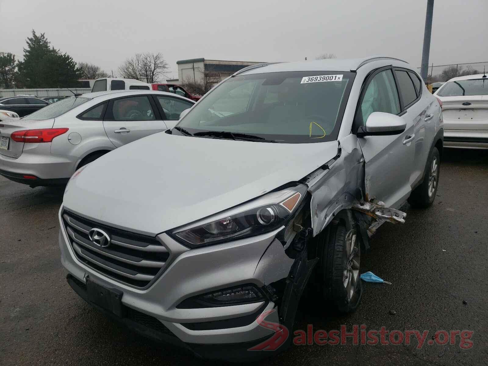 KM8J3CA4XJU764054 2018 HYUNDAI TUCSON