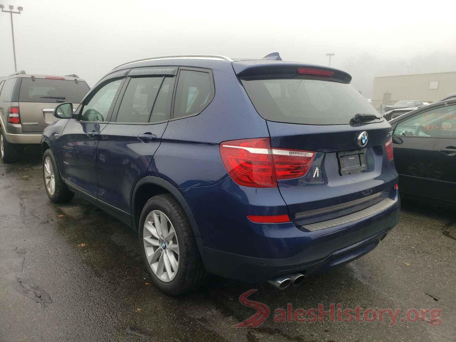 5UXWX9C3XH0W78202 2017 BMW X3