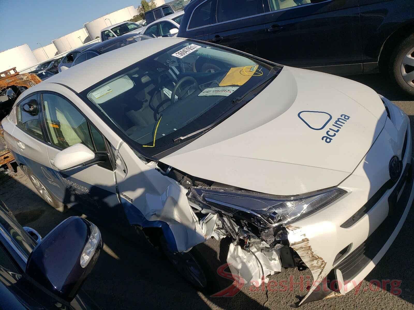 JTDKARFU0L3114071 2020 TOYOTA PRIUS