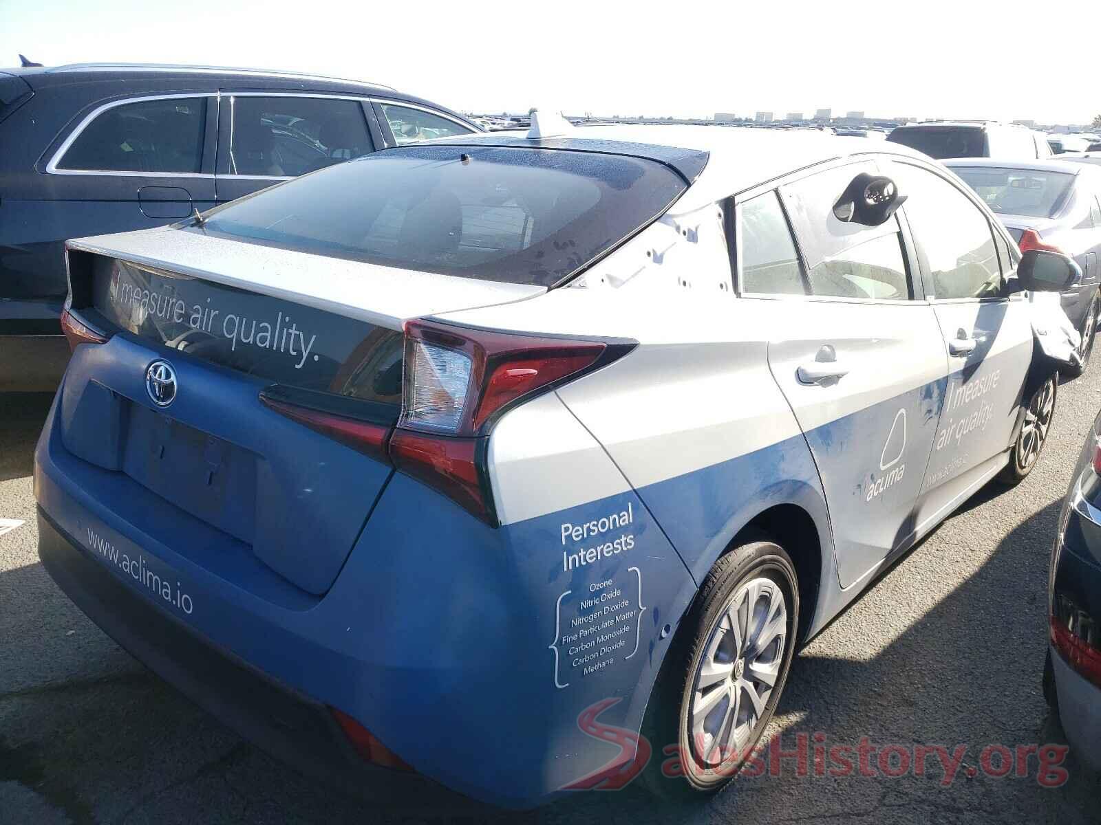 JTDKARFU0L3114071 2020 TOYOTA PRIUS