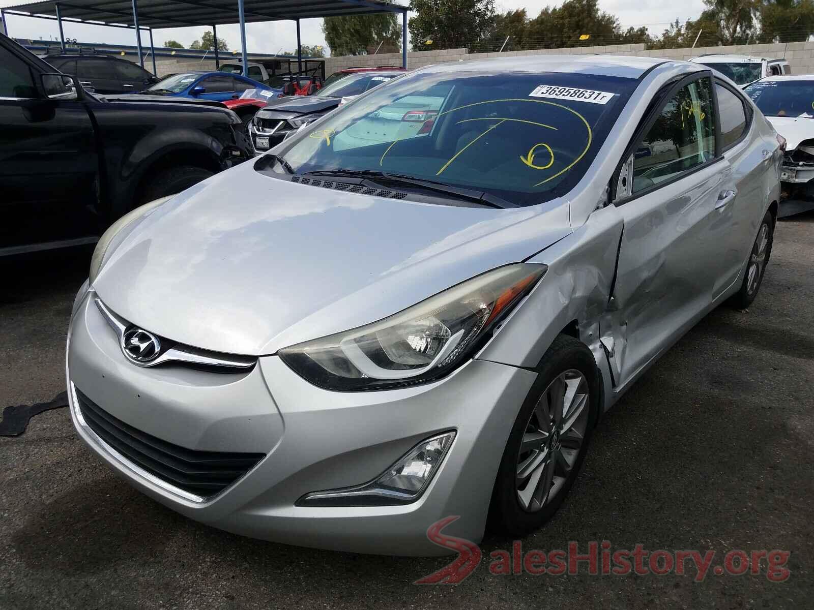 5NPDH4AE1GH662582 2016 HYUNDAI ELANTRA