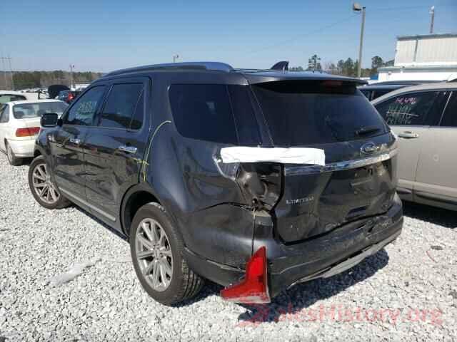 1FM5K7F80HGC98876 2017 FORD EXPLORER