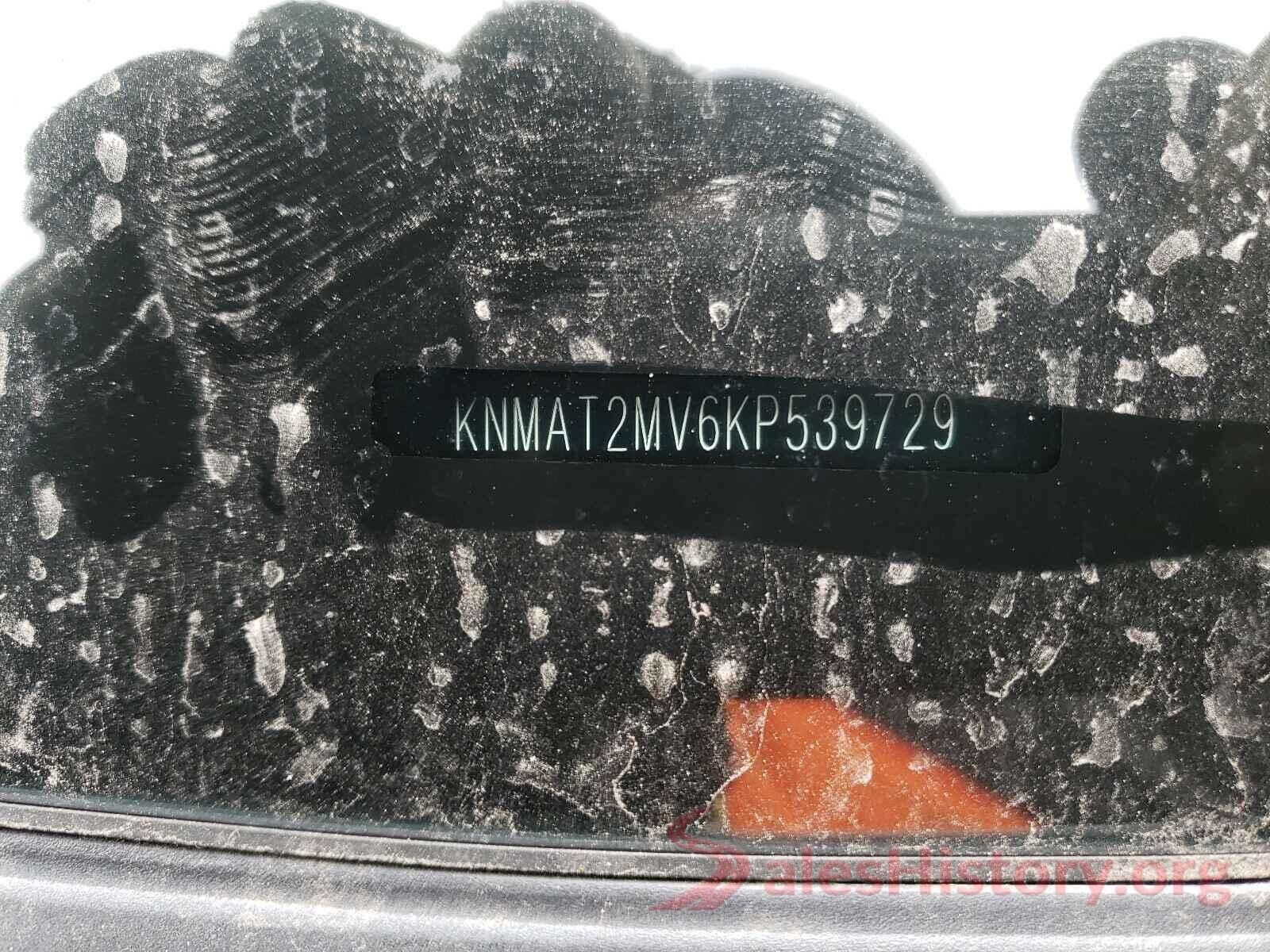 KNMAT2MV6KP539729 2019 NISSAN ROGUE